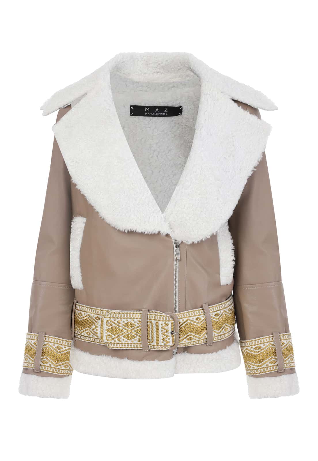 LEATHER CHUMBE JACKET