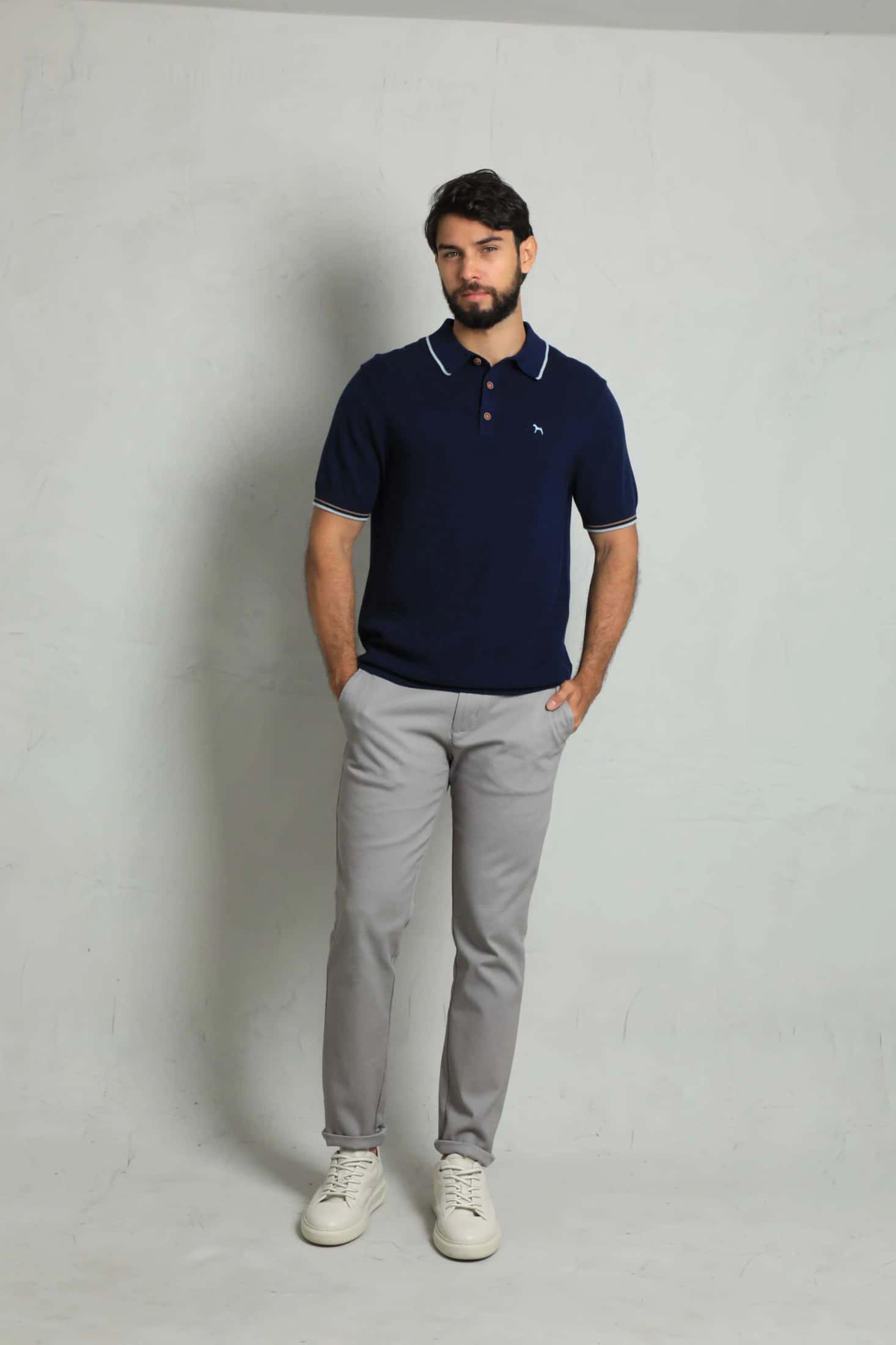 Suéter Tejido Fashion Navy