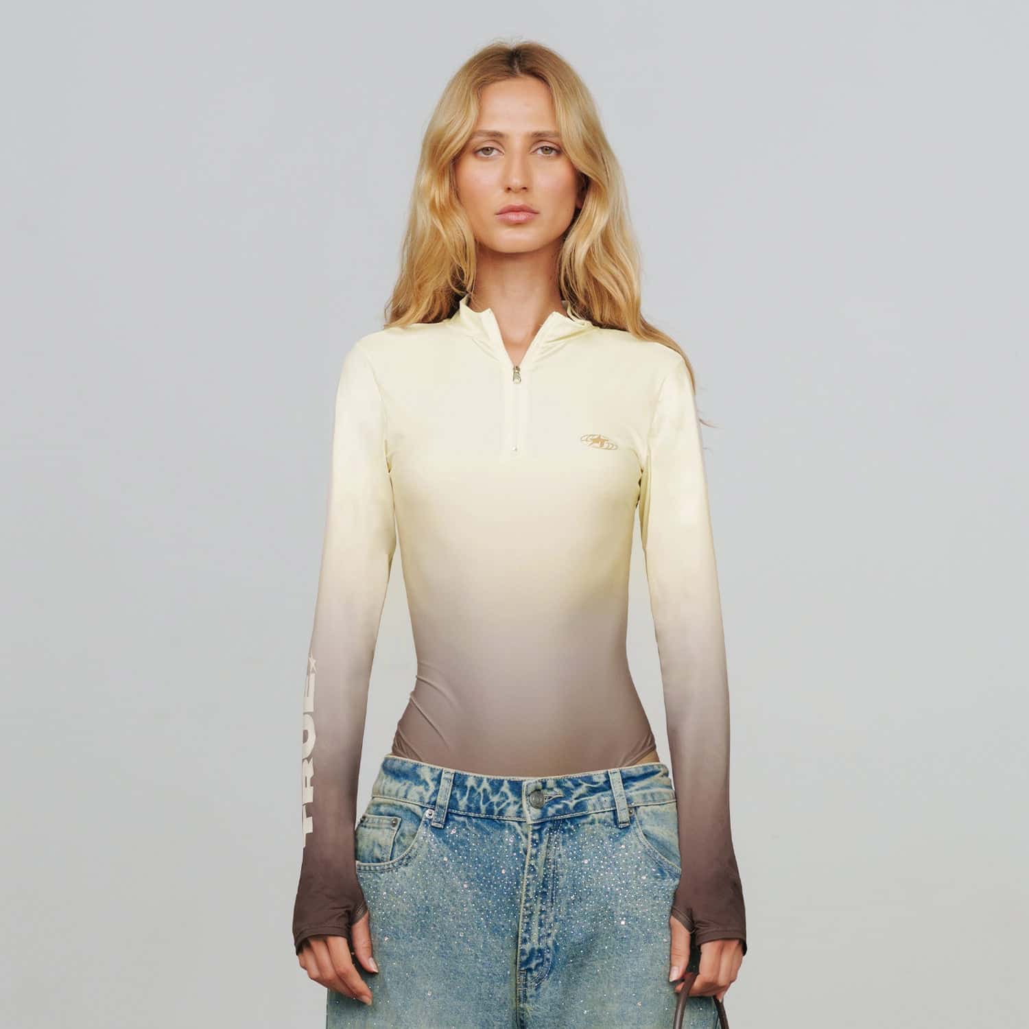 Gradient LS Bodysuit - Brown - miniatura 2