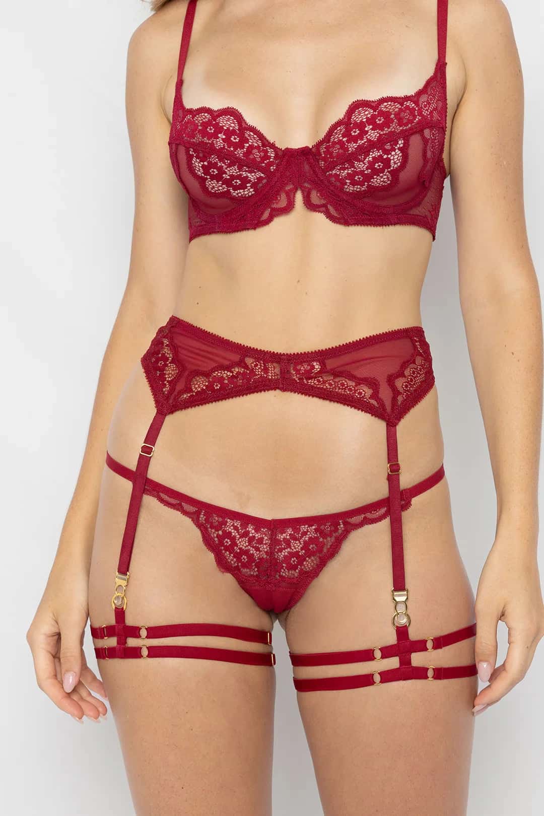 LIGUERO CORINA ROJO CHERRY