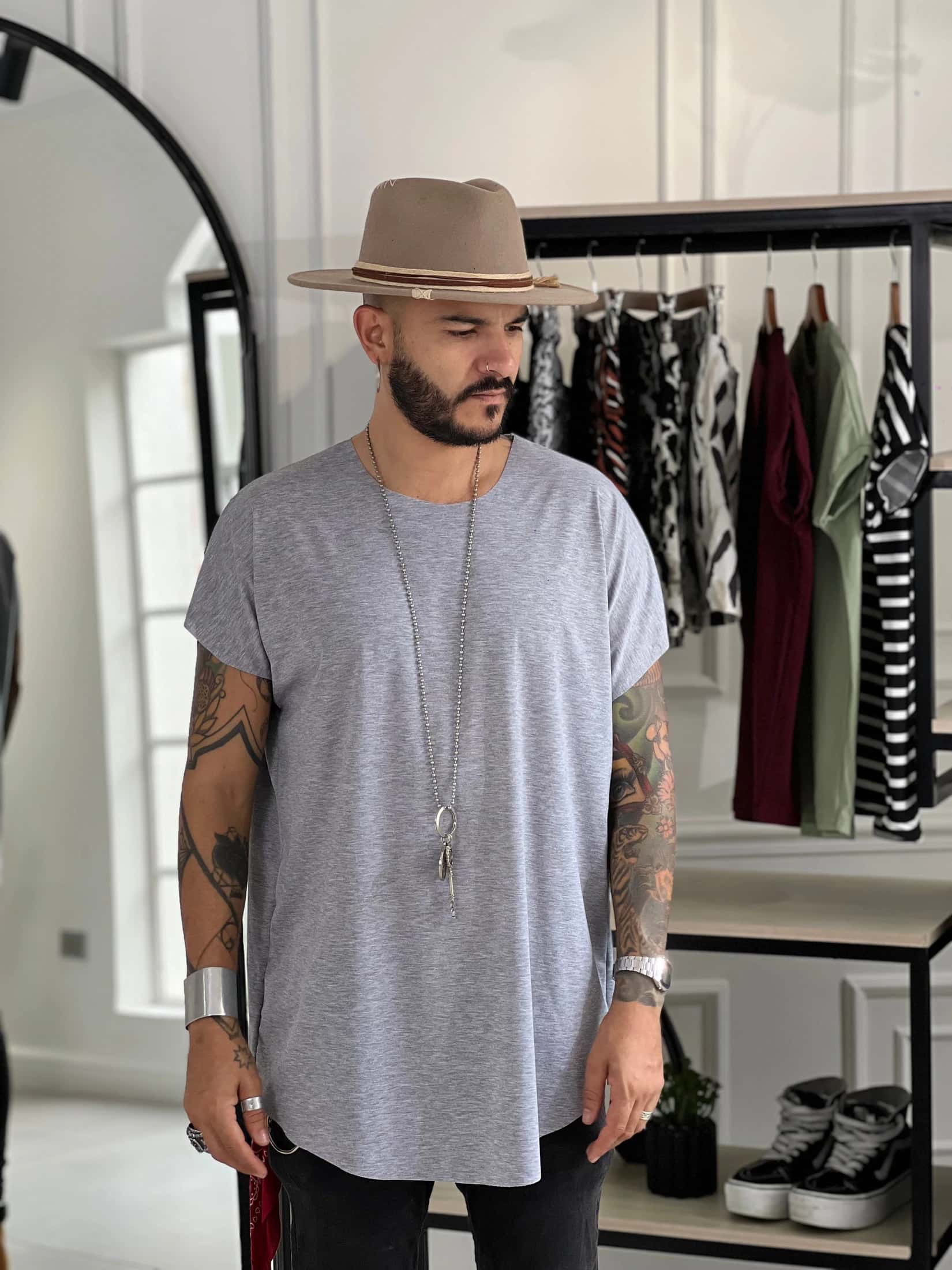 Camiseta ov gris claro - miniatura 2