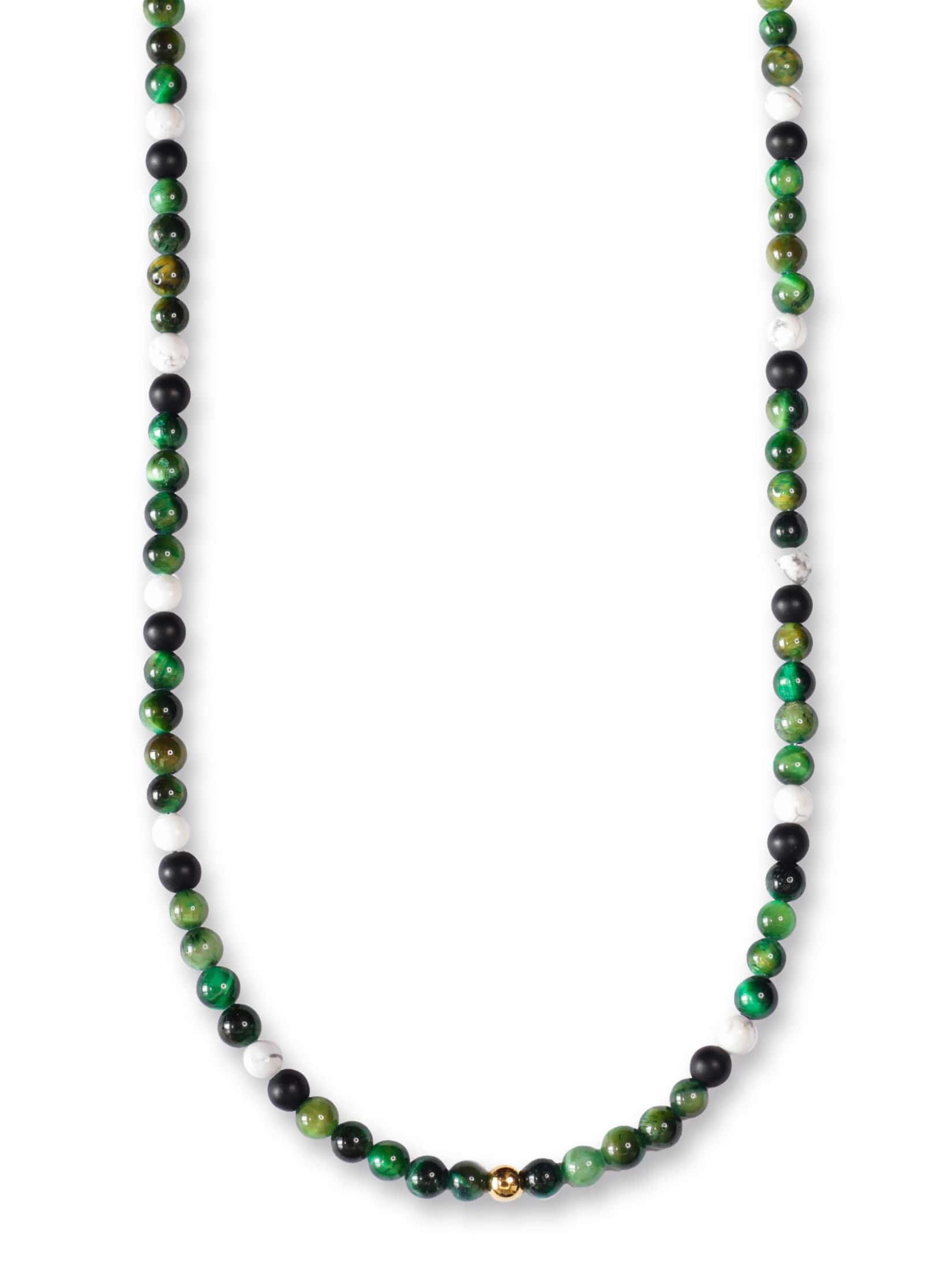 Collar Ojo de Tigre Verde Nevado
