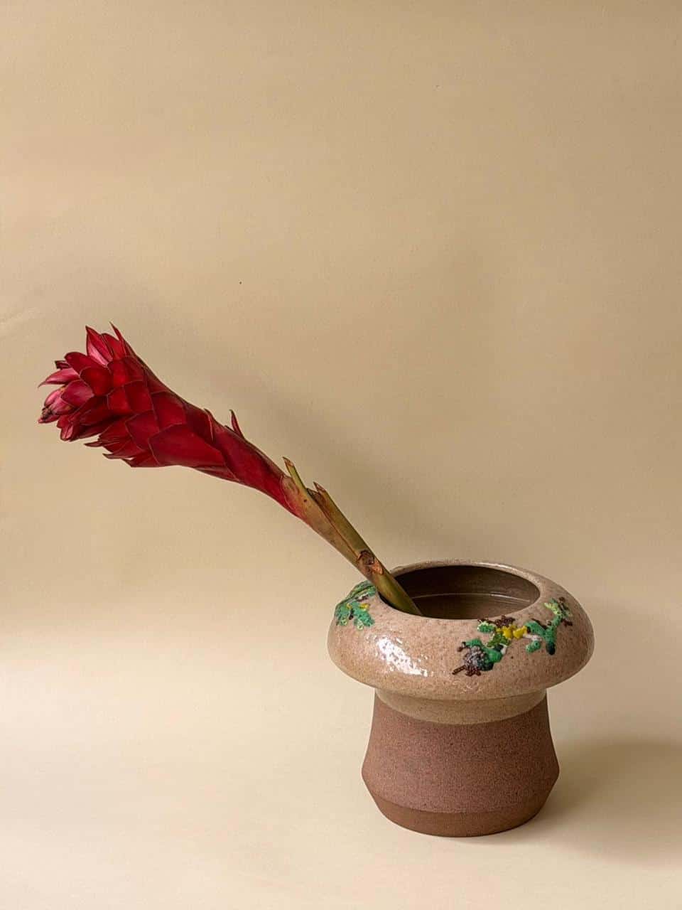 FLORERO VERDE BAJO