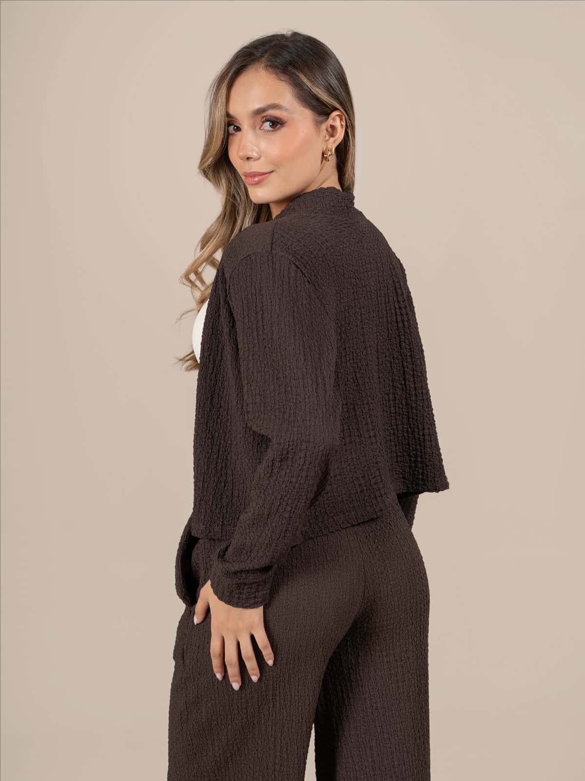 Chaqueta Star Leyva Cafe Oscuro - miniatura 3