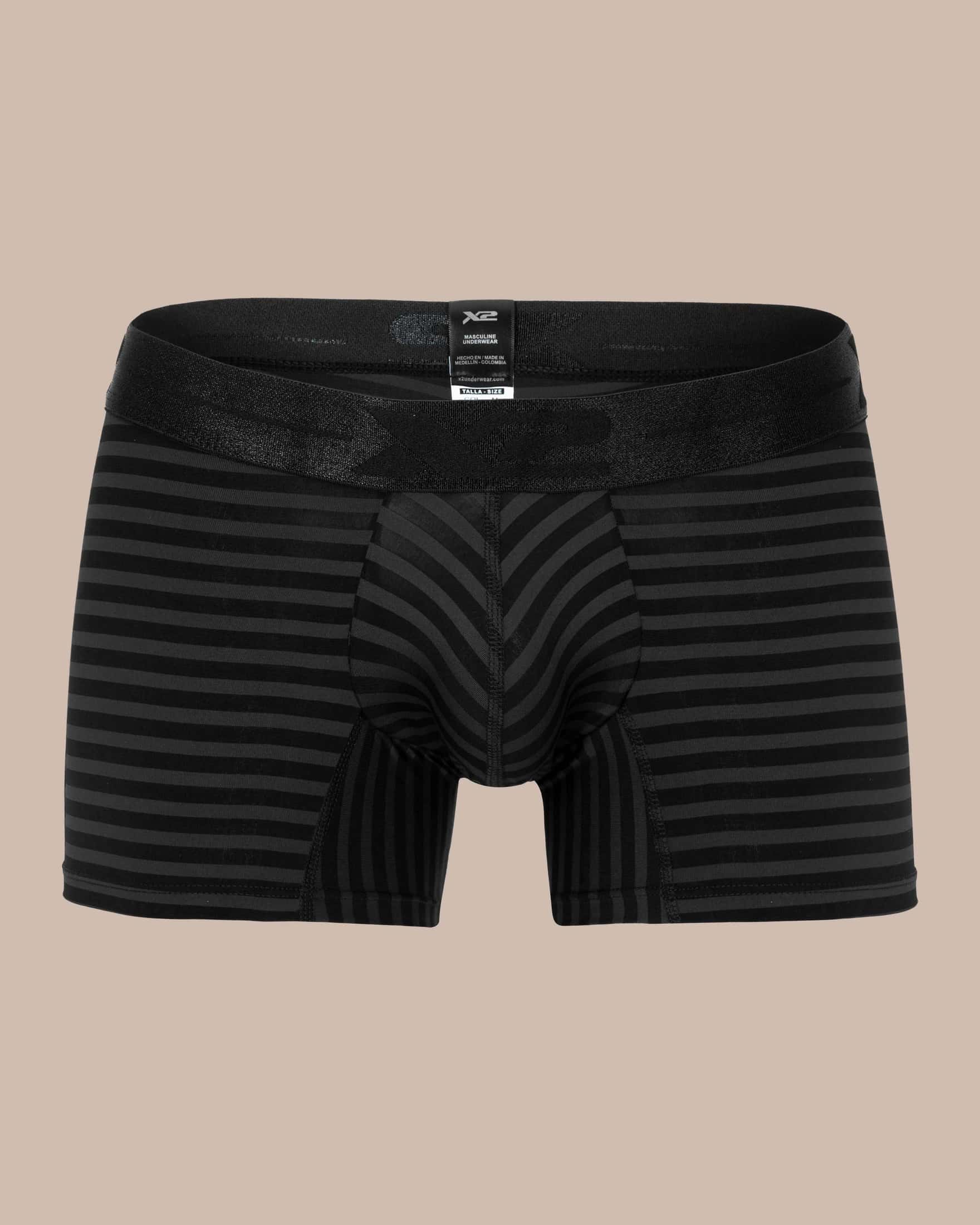 Bóxer Corto Fratello Nylon Negro X2