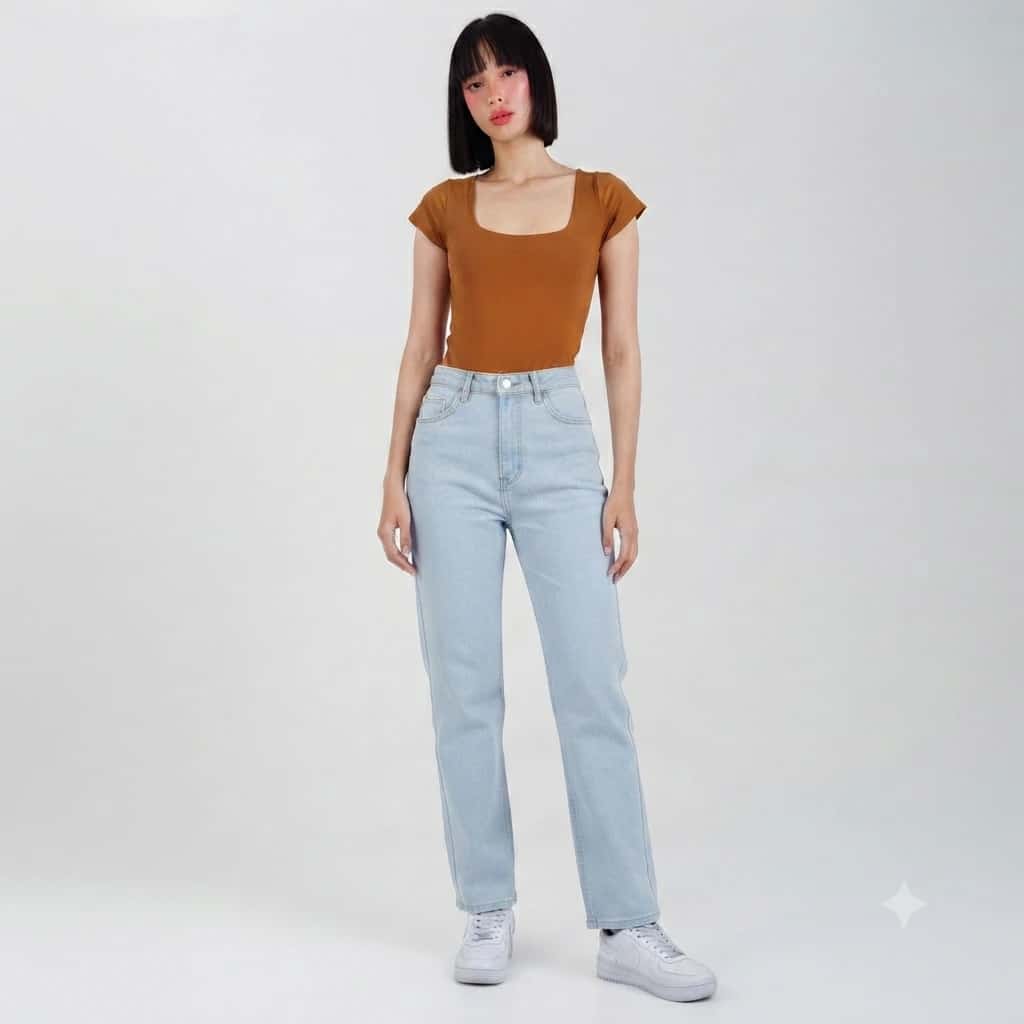 Jean Mom fit Ax-2992 licrado
