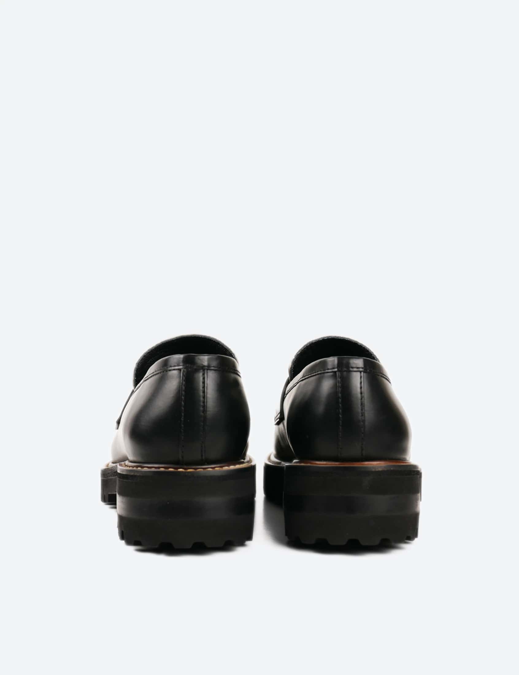 MOCASINES DONATO NEGRO CON BEIGE - miniatura 3