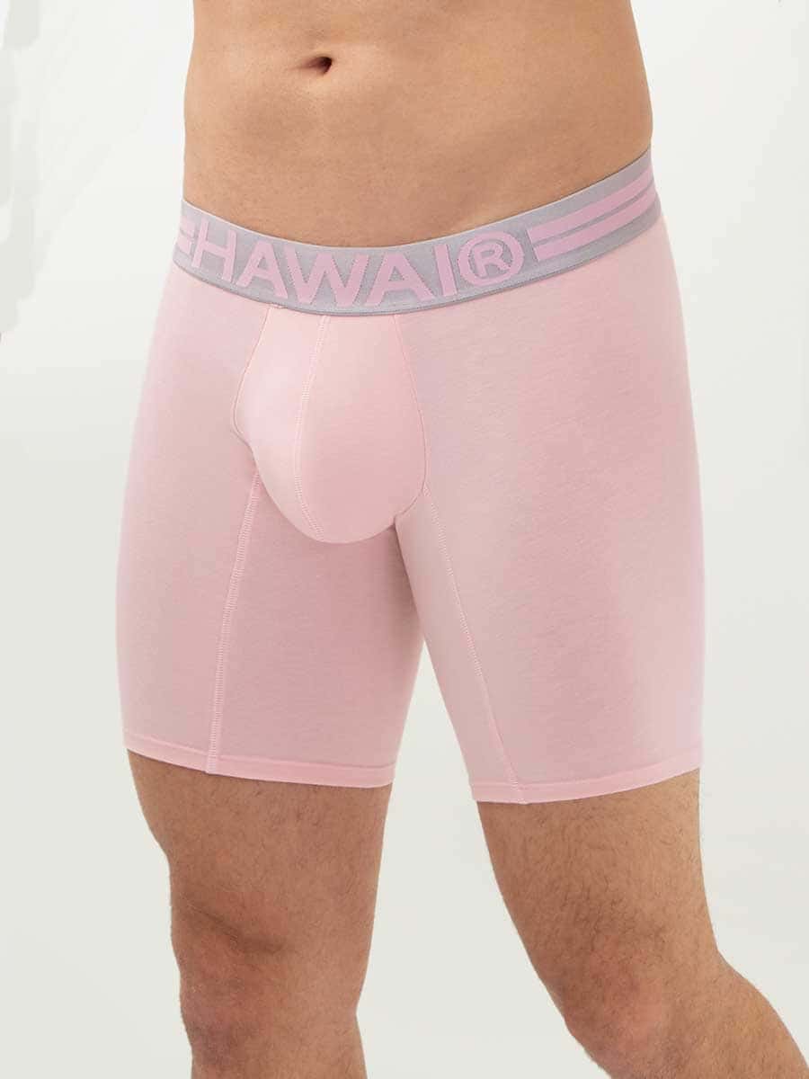 Bóxer Largo en Algodón Para Hombre Color Rosa