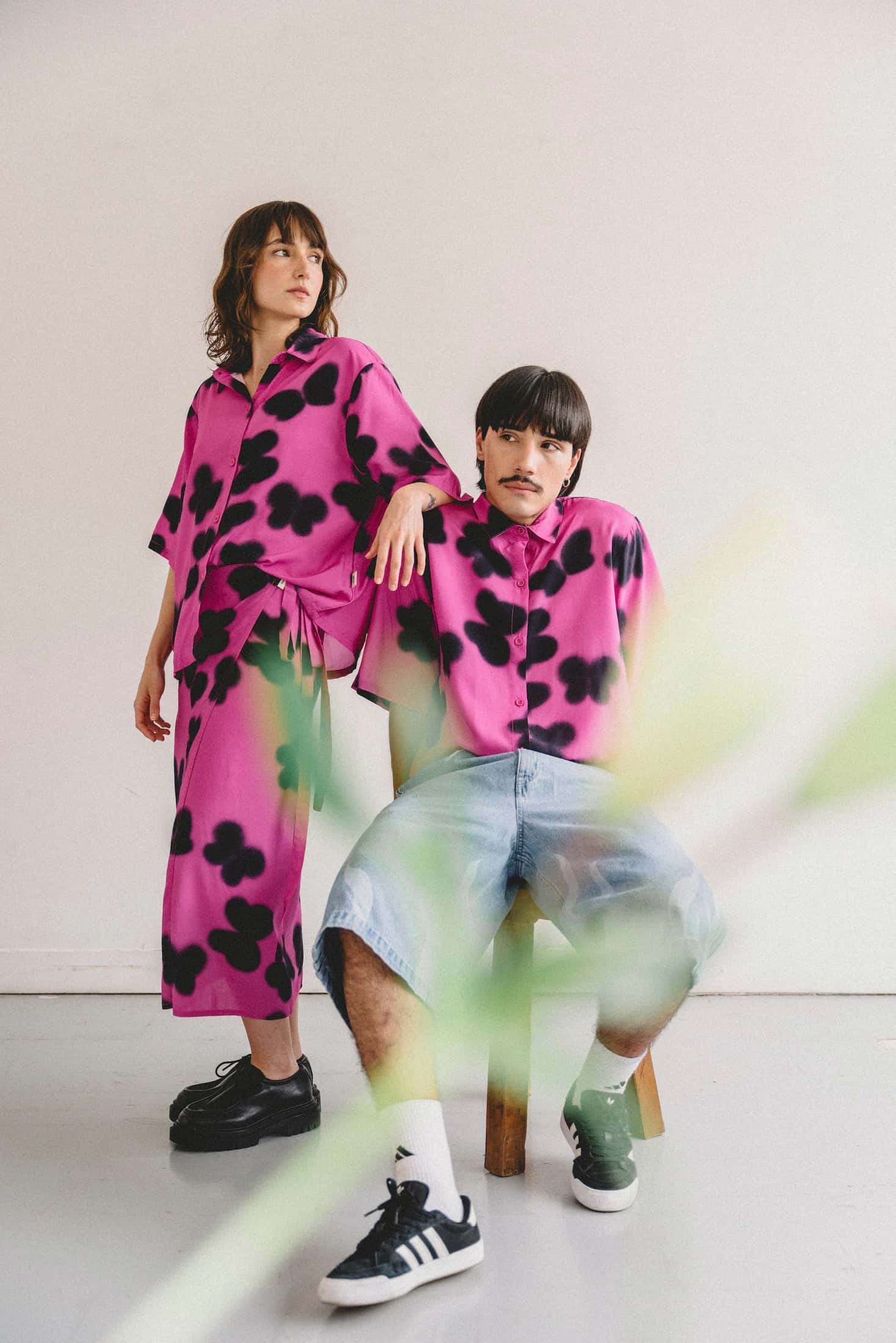 Camisa SOMBRAS rosa - UNISEX - miniatura 8