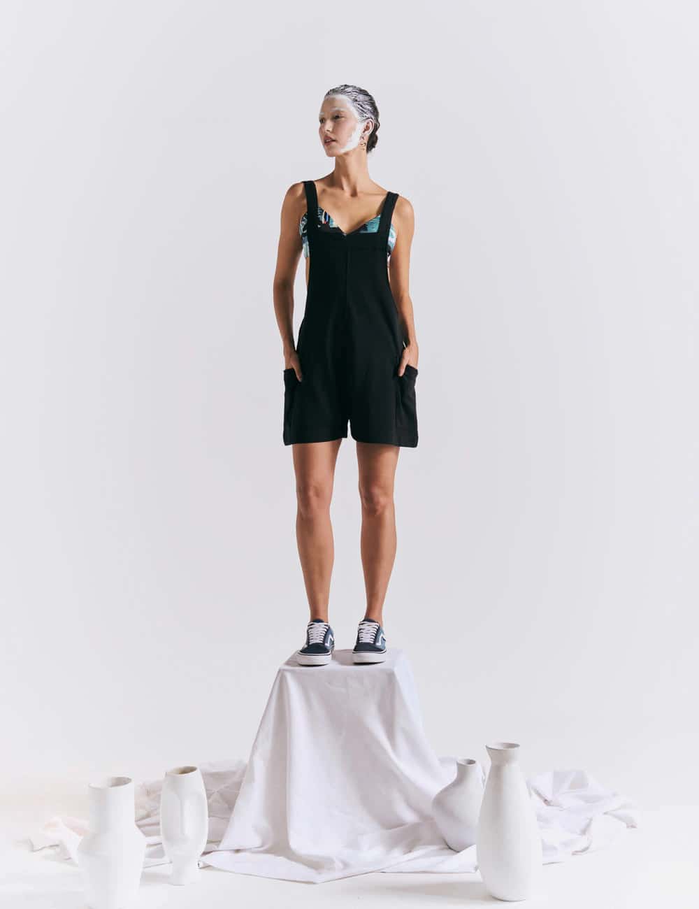 Romper Tirantas Noires negro Mujer