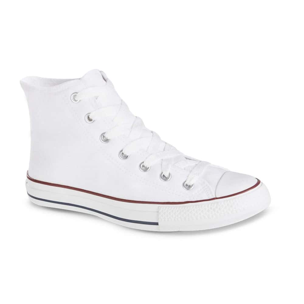 Tenis Urbanos Discovery Alto Blanco-Rojo Croydon Unisex