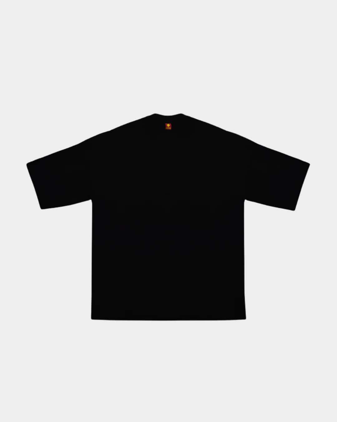 CAMISETA BLOCK NEGRO SOBRE NEGRO REGULAR FIT - miniatura 2