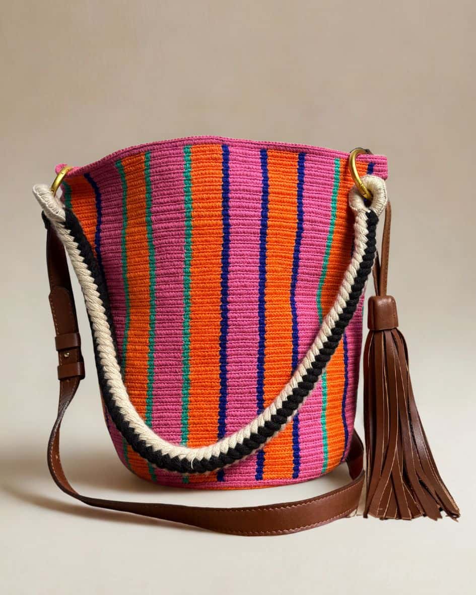 Cayetano Large Bucket Bag - miniatura 3
