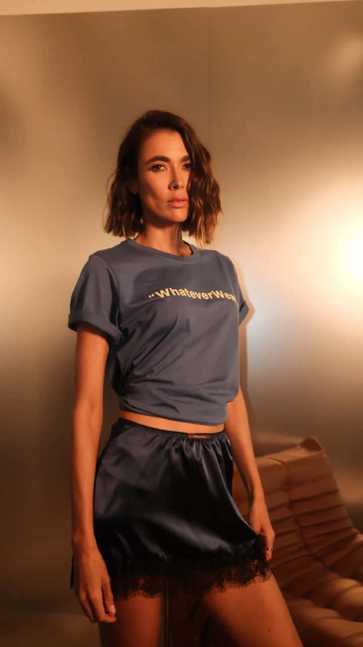 Falda Copenhagen Azul Royale