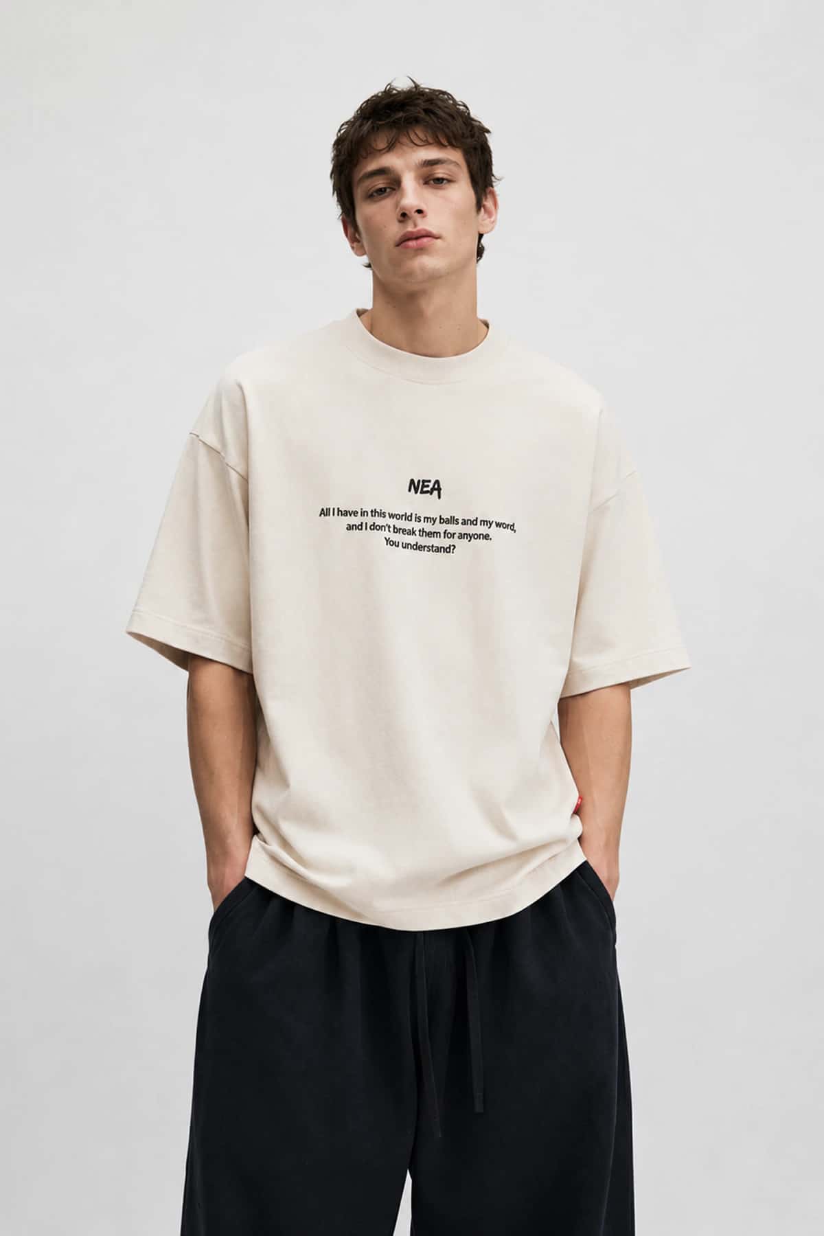 CAMISETA REGULAR SUNRAY MARFIL NEA - miniatura 2