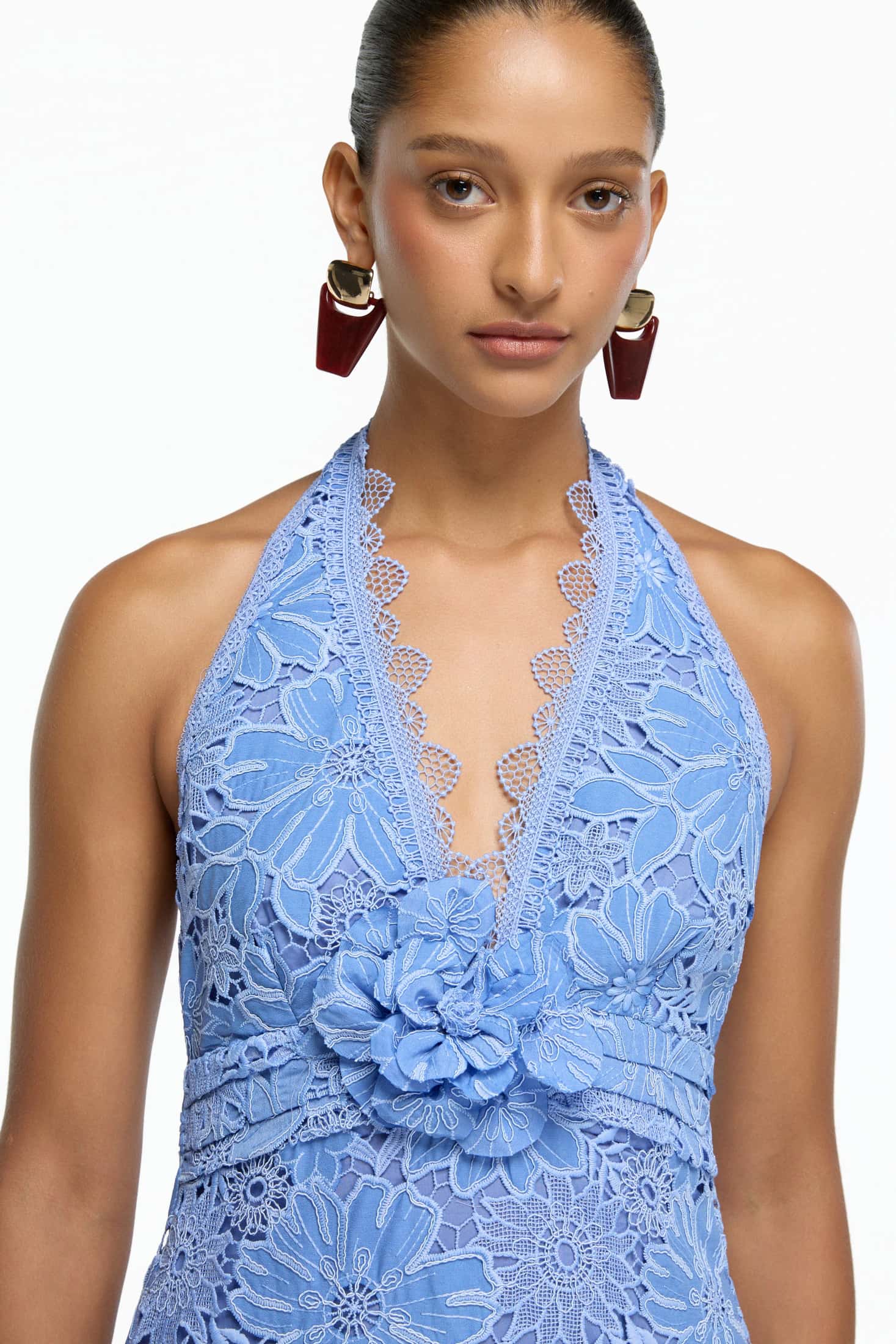 ODETTE MAXI DRESS BLUE - miniatura 2