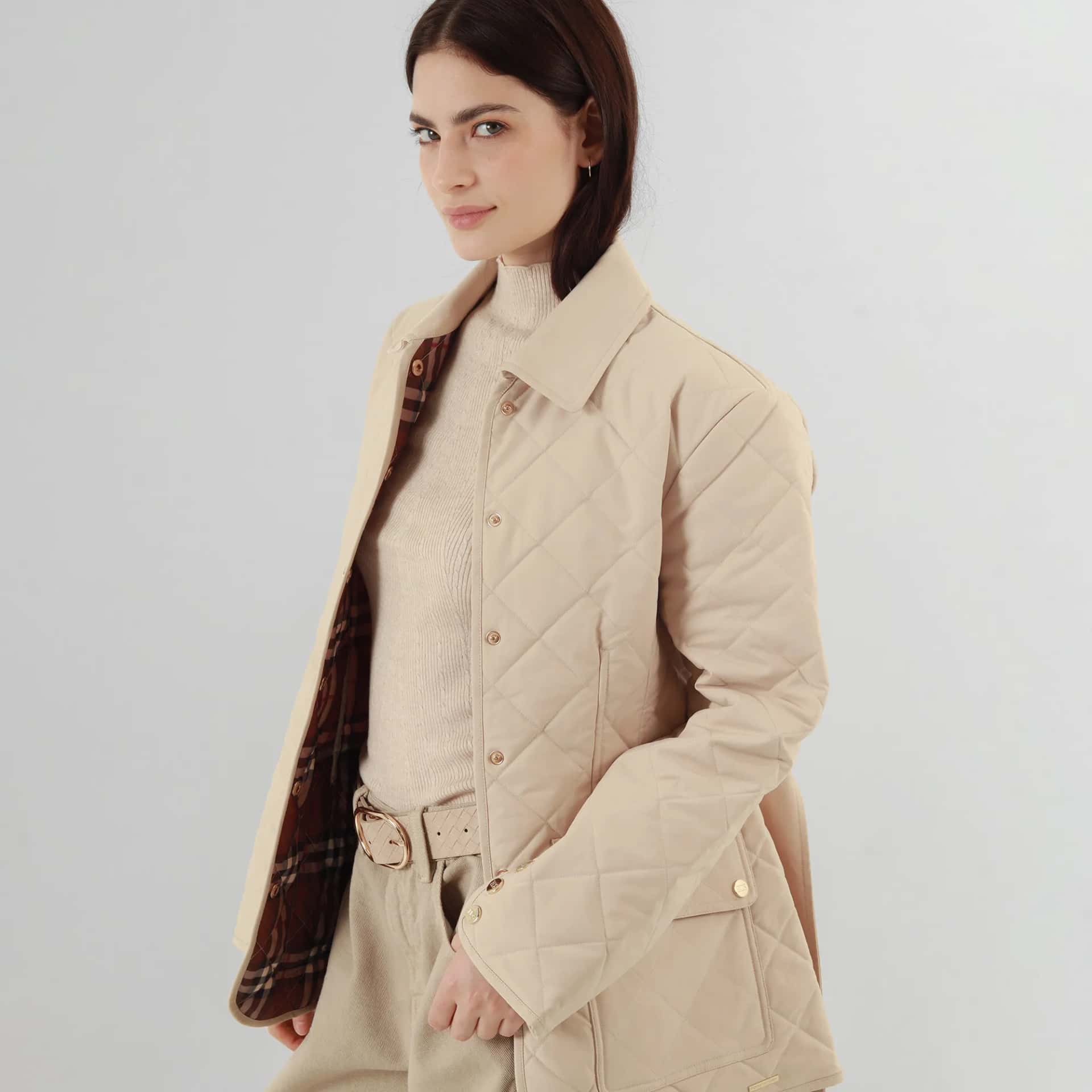 Chaqueta Cuello Solapa Manga Larga