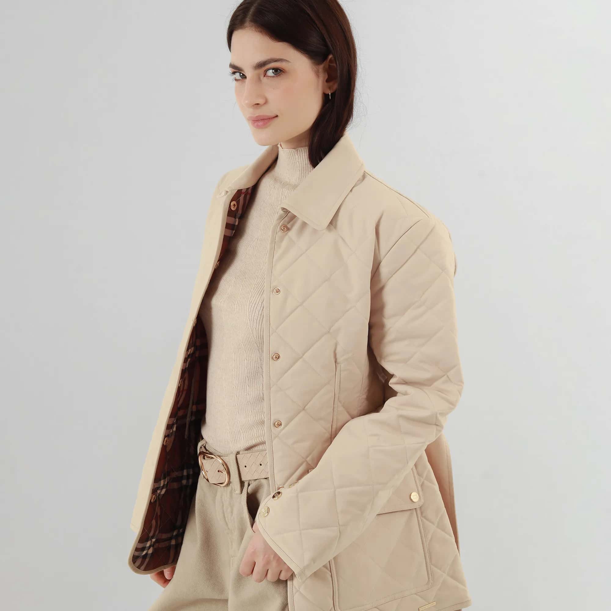 Chaqueta Cuello Solapa Manga Larga
