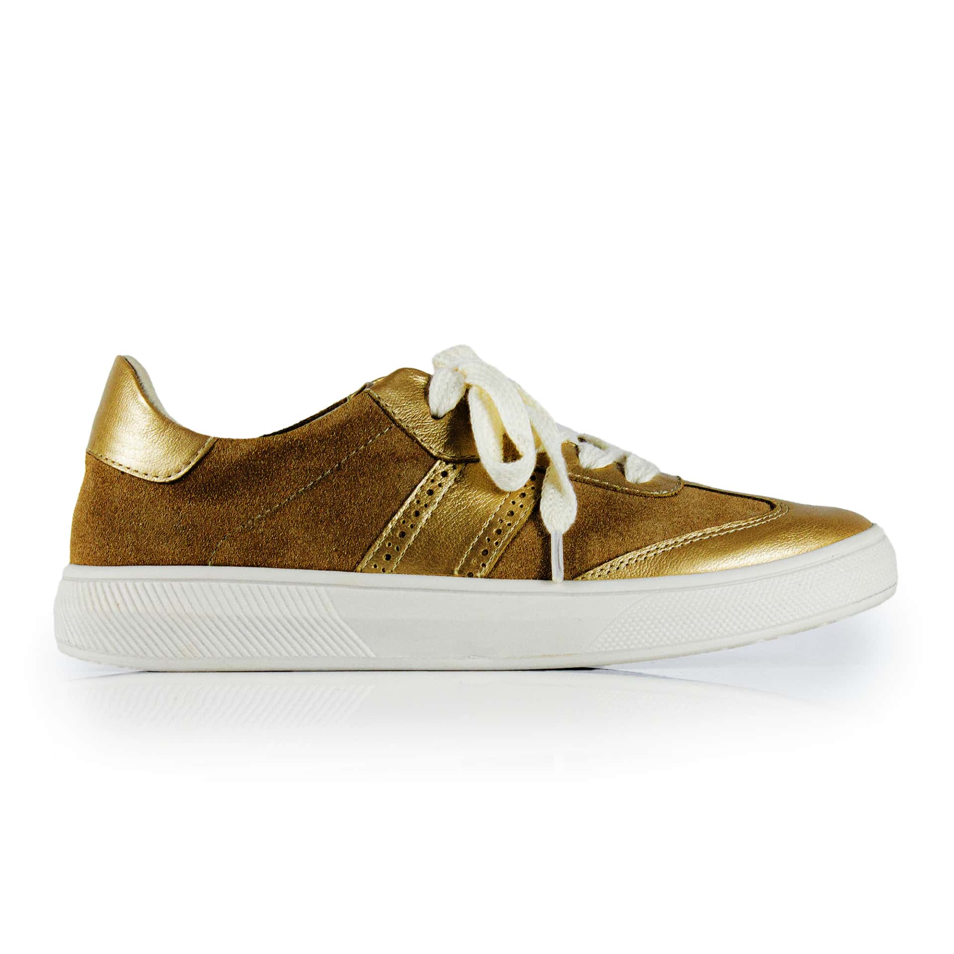 "VERONICA" TENIS en CUERO