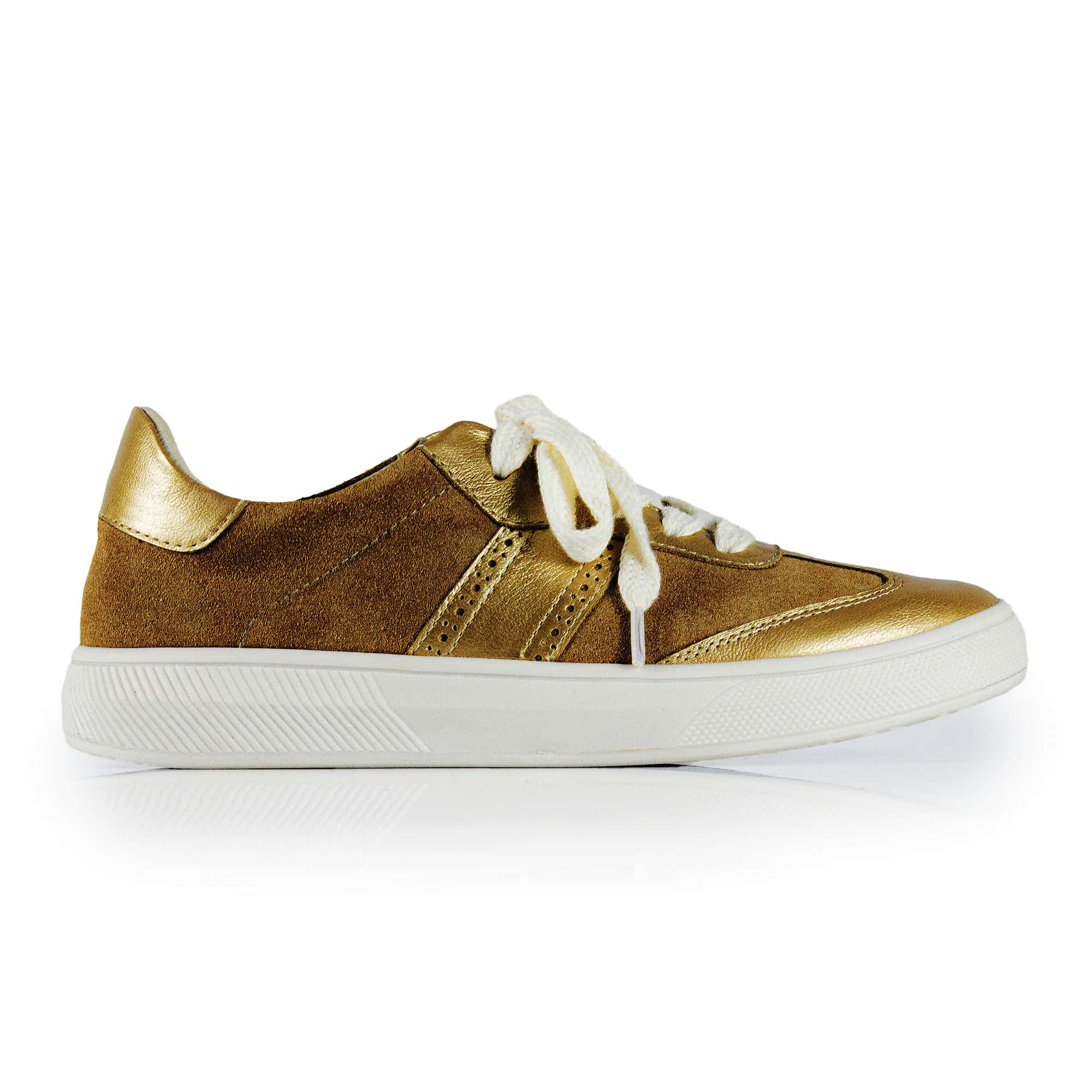 "VERONICA" TENIS en CUERO