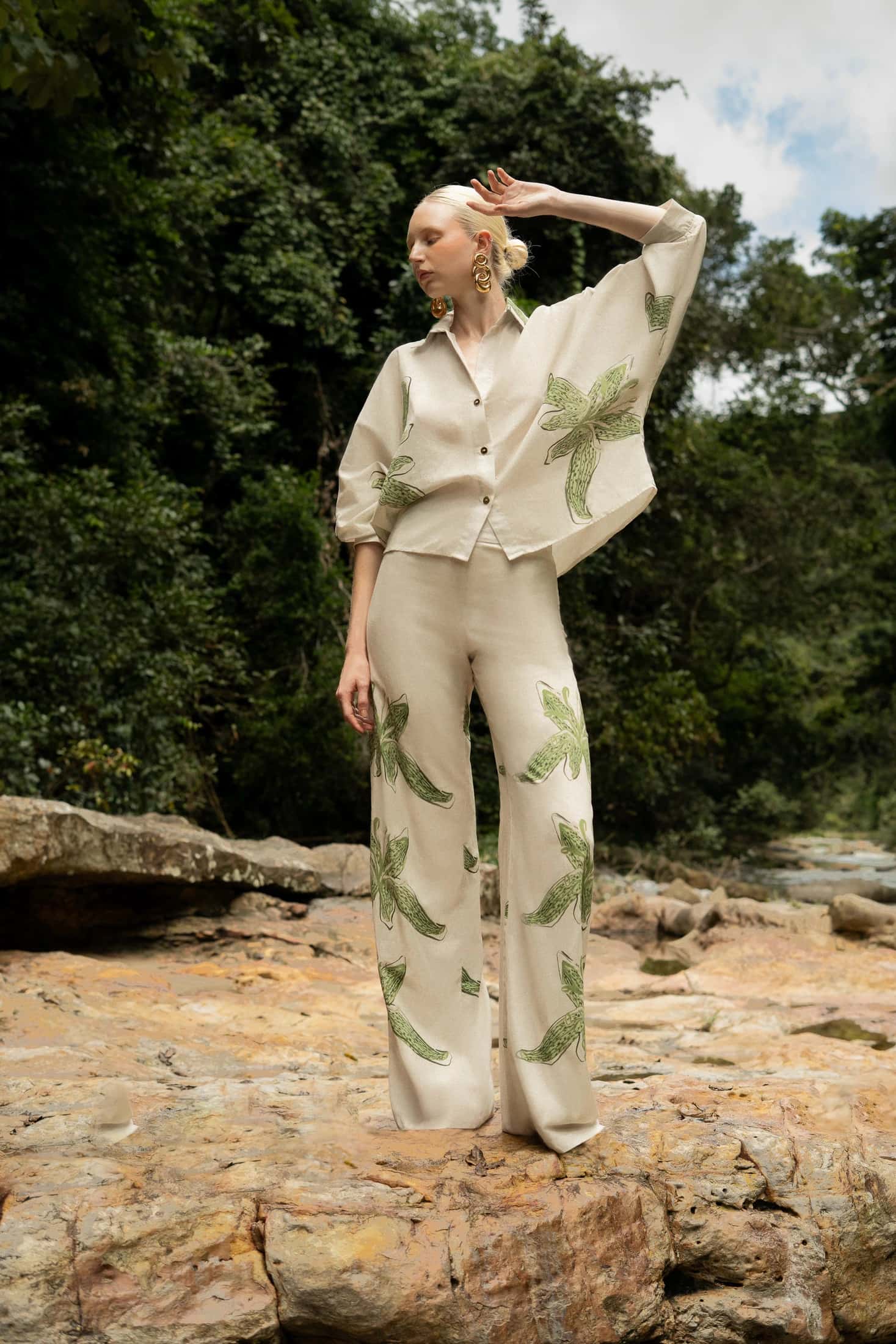 Ivory blouse