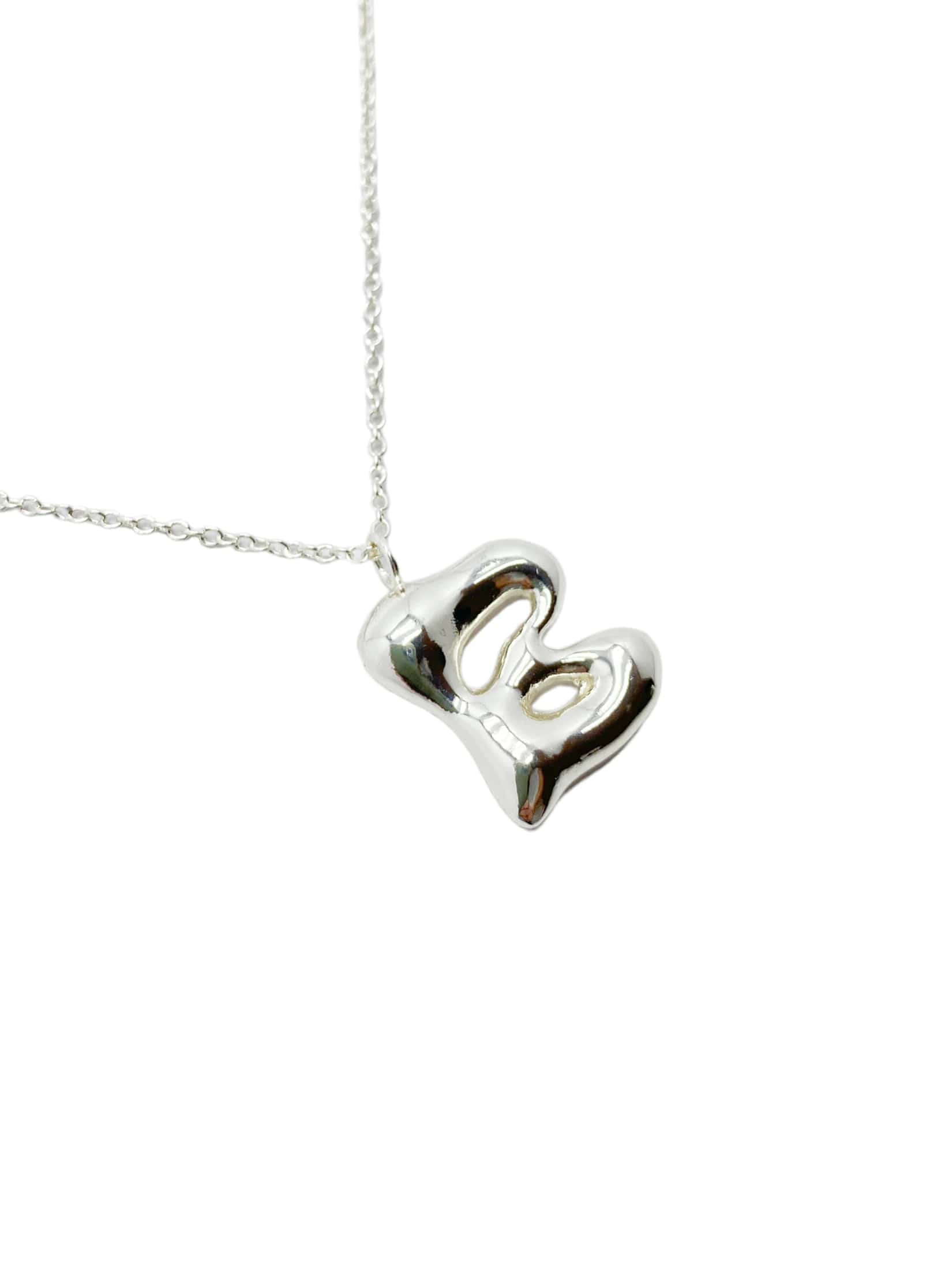 cadena letra cosmic water silver - miniatura 6