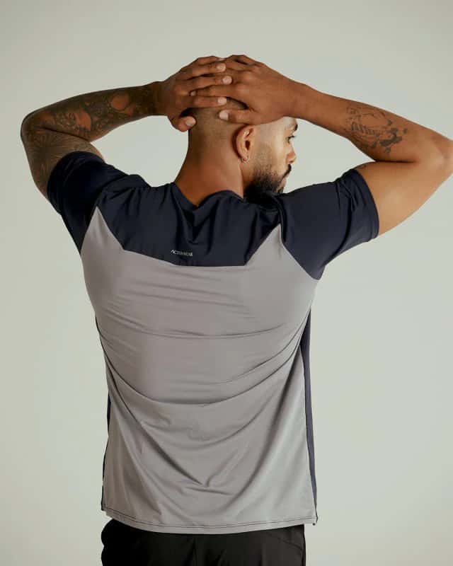 Crimson men short sleeve t shirt Navy - miniatura 4