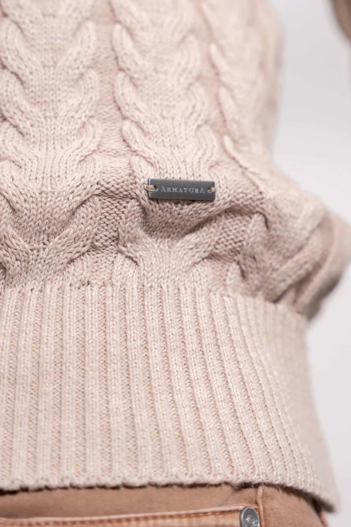 Halfzip Torino Hombre Arena - miniatura 3