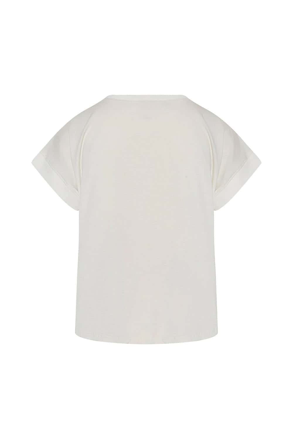 Camiseta lourdes ivory navy - miniatura 3