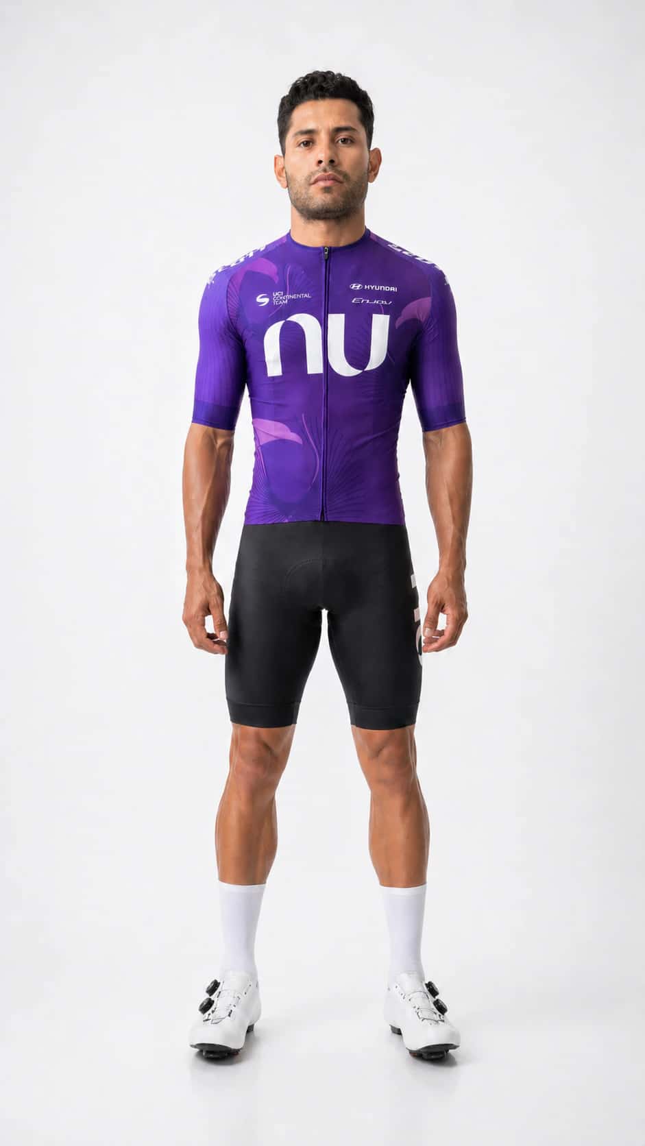 Jersey  Ciclismo MC División One - NU COLOMBIA Unisex Morado - miniatura 3