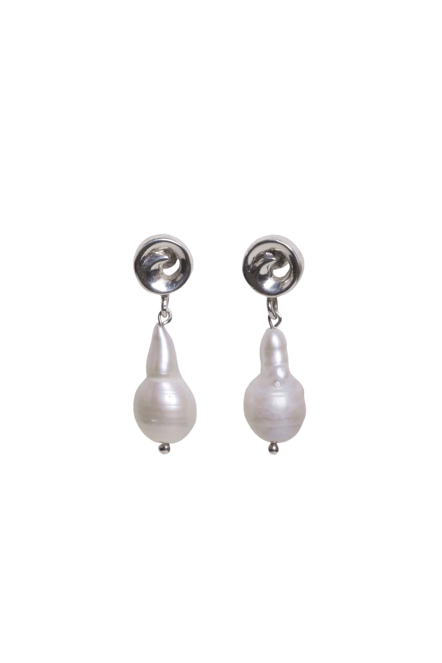 Aretes Rollitos Midi Perla