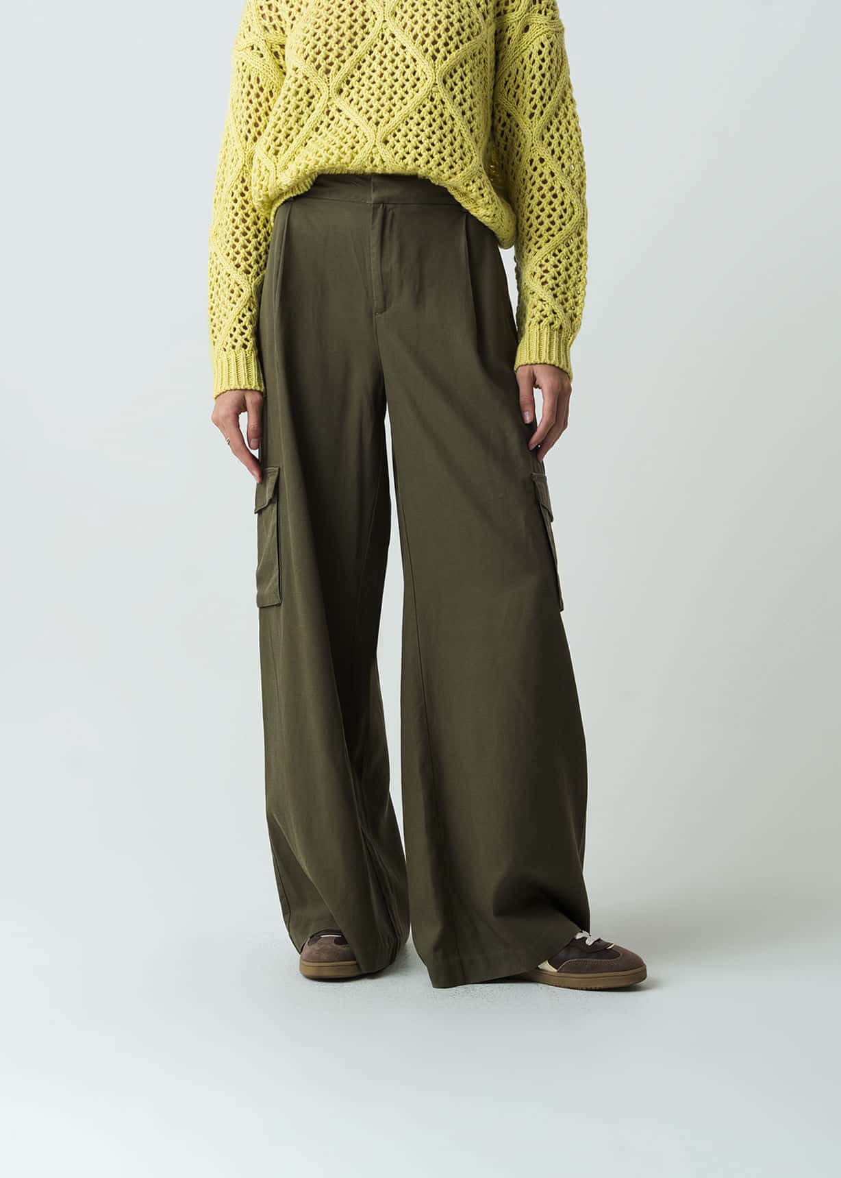 Pantalón Palazzo tiro medio