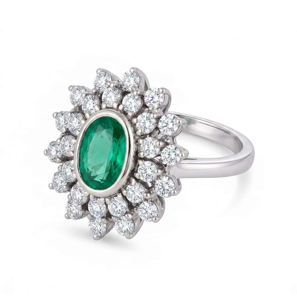 VINTAGE EMERALD RING - miniatura 3