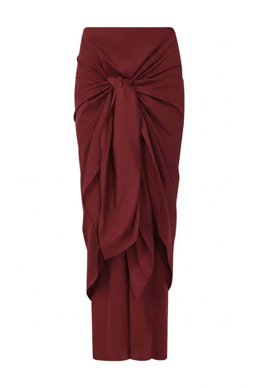 Falda sky kowloon vinotinto