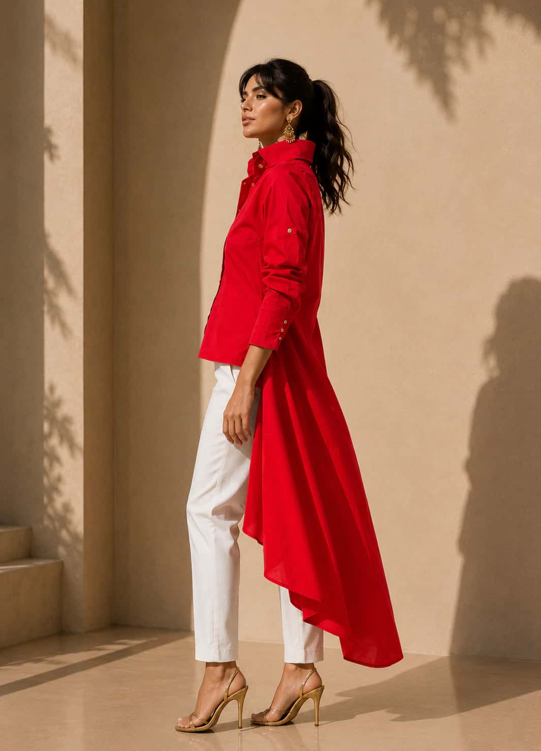 Blusa Misha Rojo - miniatura 3