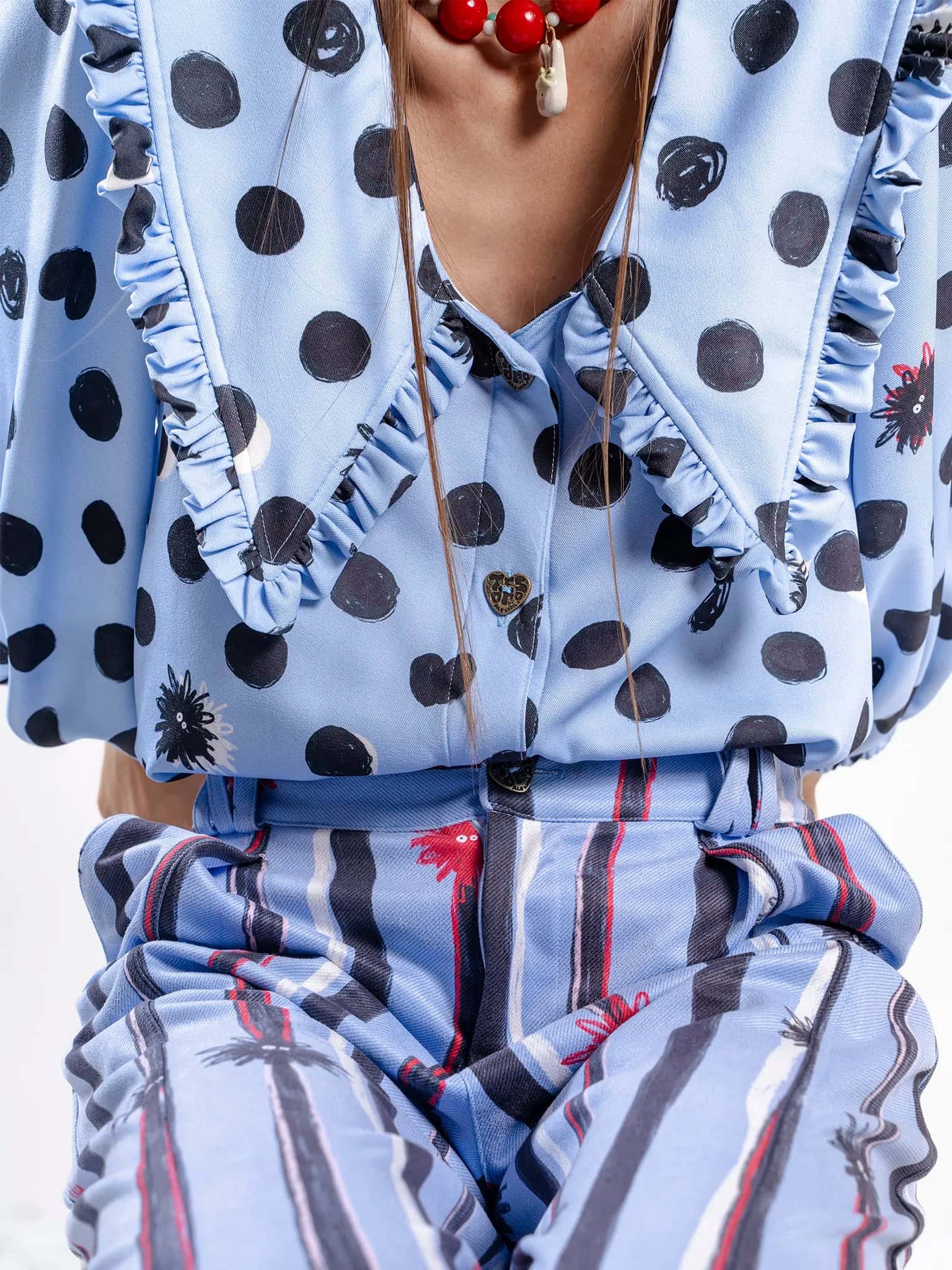 Camisa Ruches Entre Sombras - miniatura 2