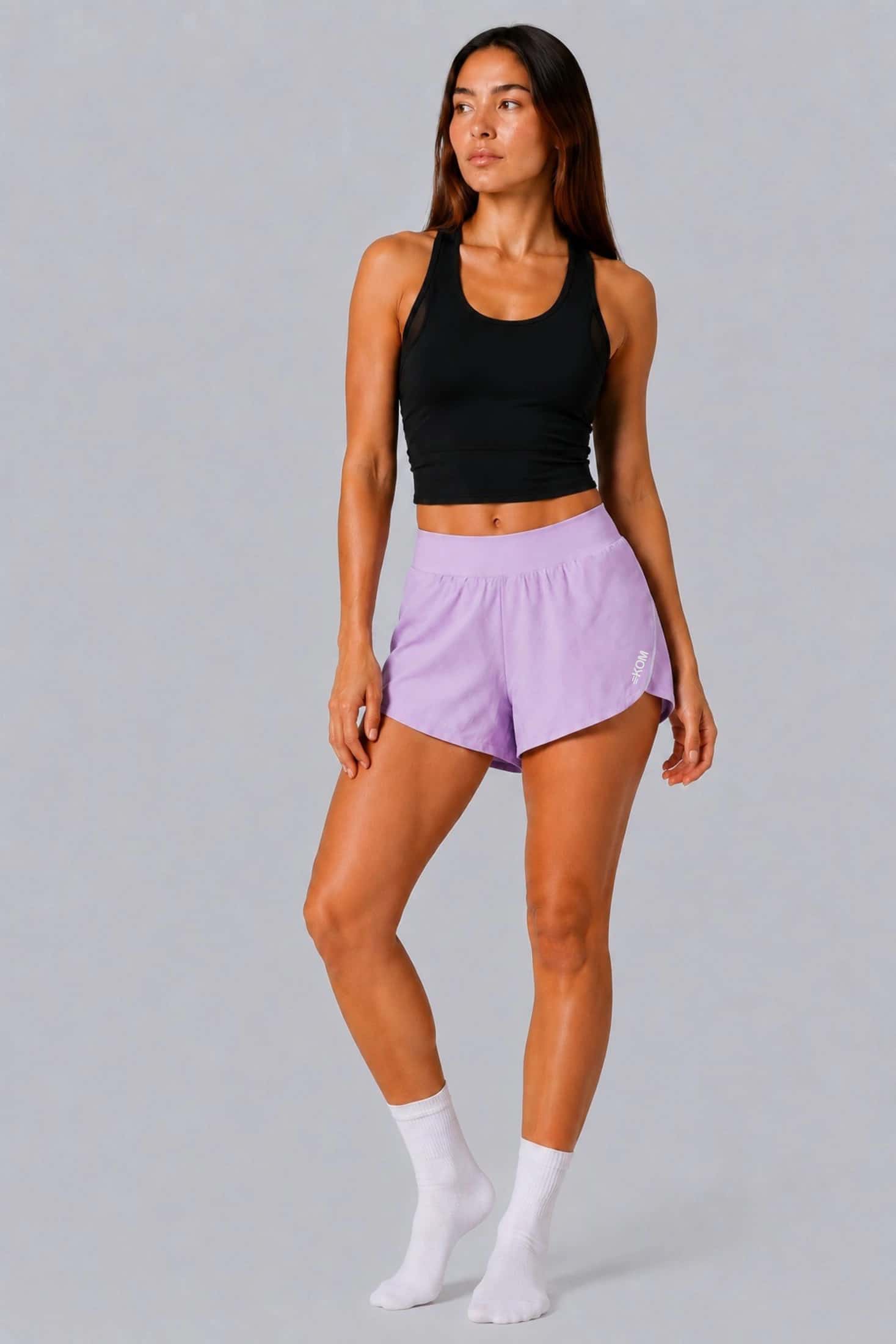 Short Running Deportivo Mujer Línea Giro PLUS con Boxer Interno y Bolsillos - miniatura 4