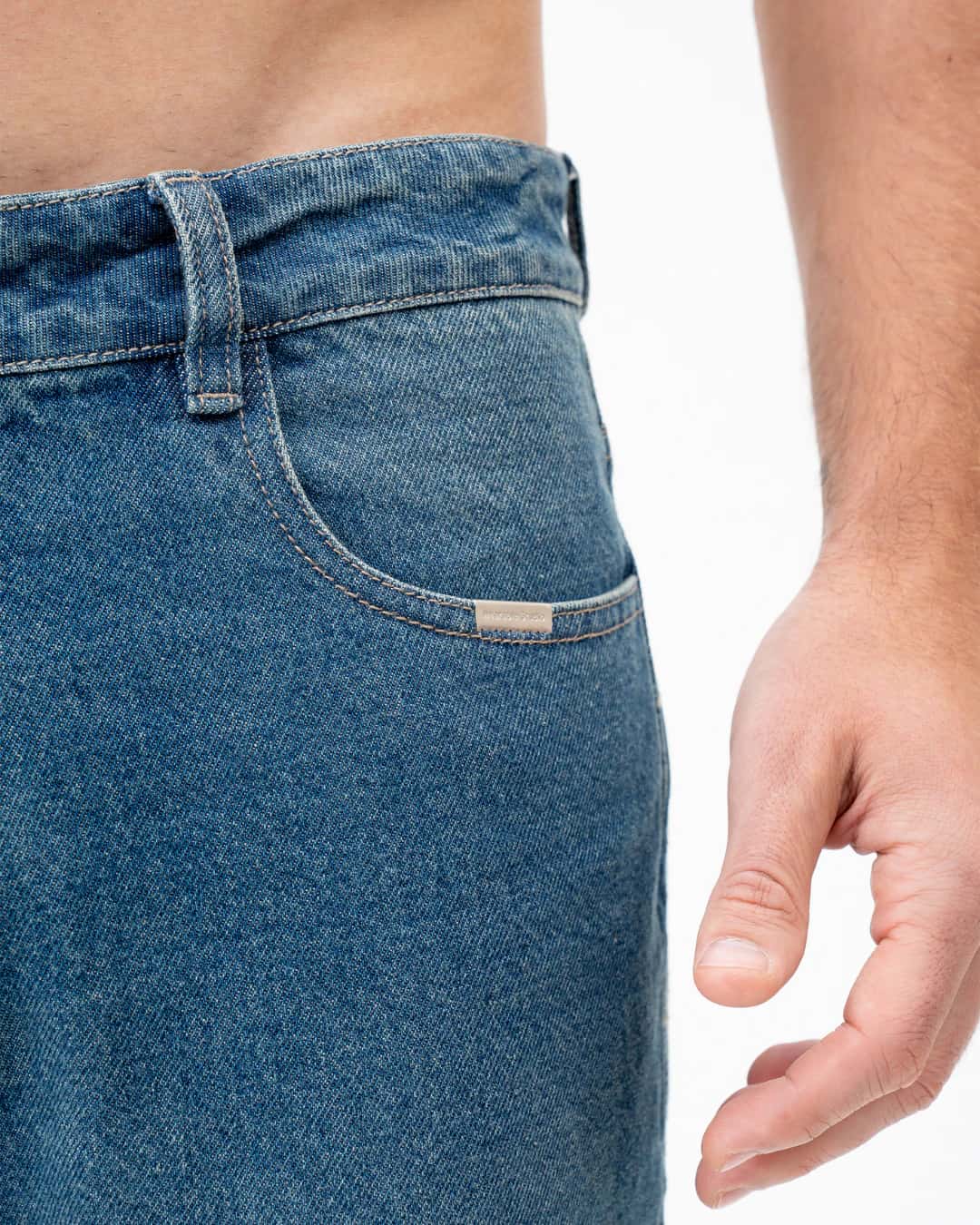BR02 DARK MEDIUM REGULAR JEAN - miniatura 4