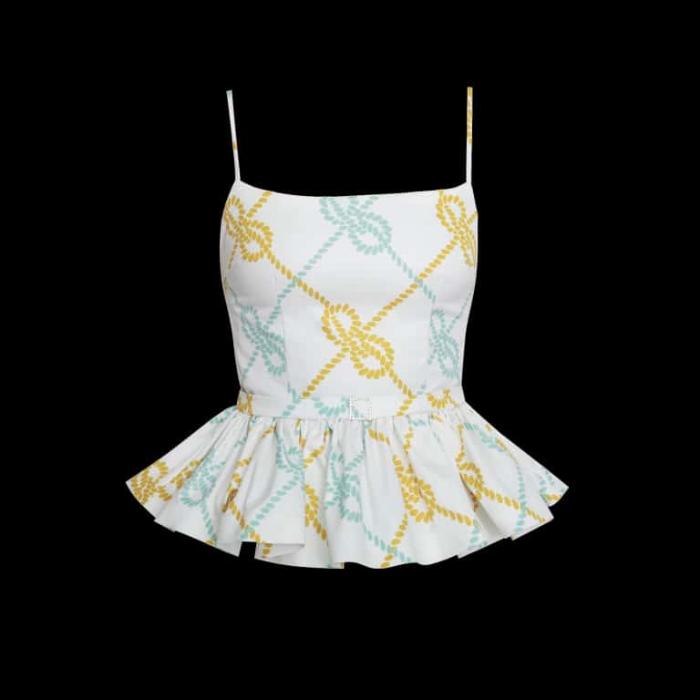 Camille Peplum Top