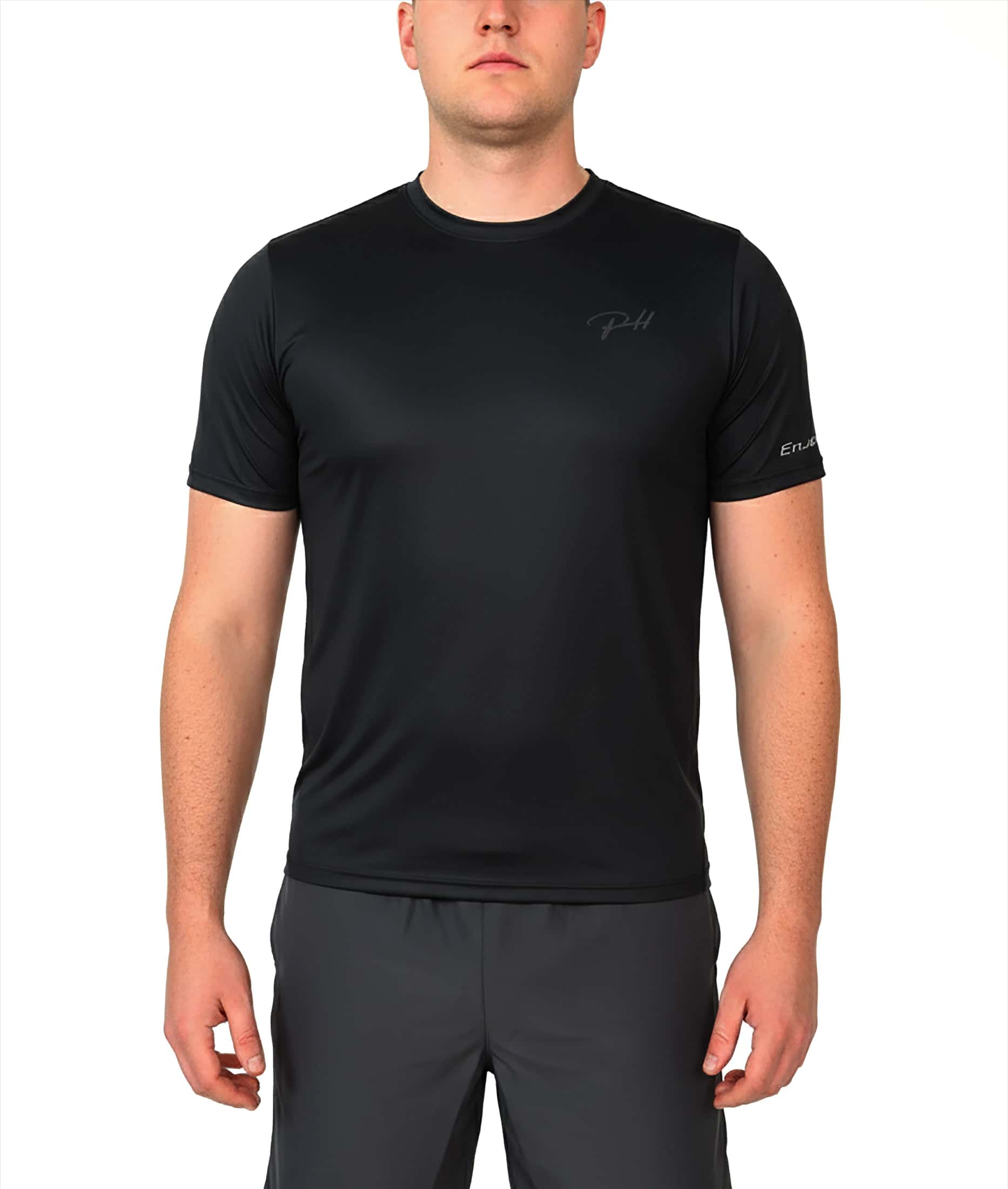 Camiseta Running Manga corta Negra