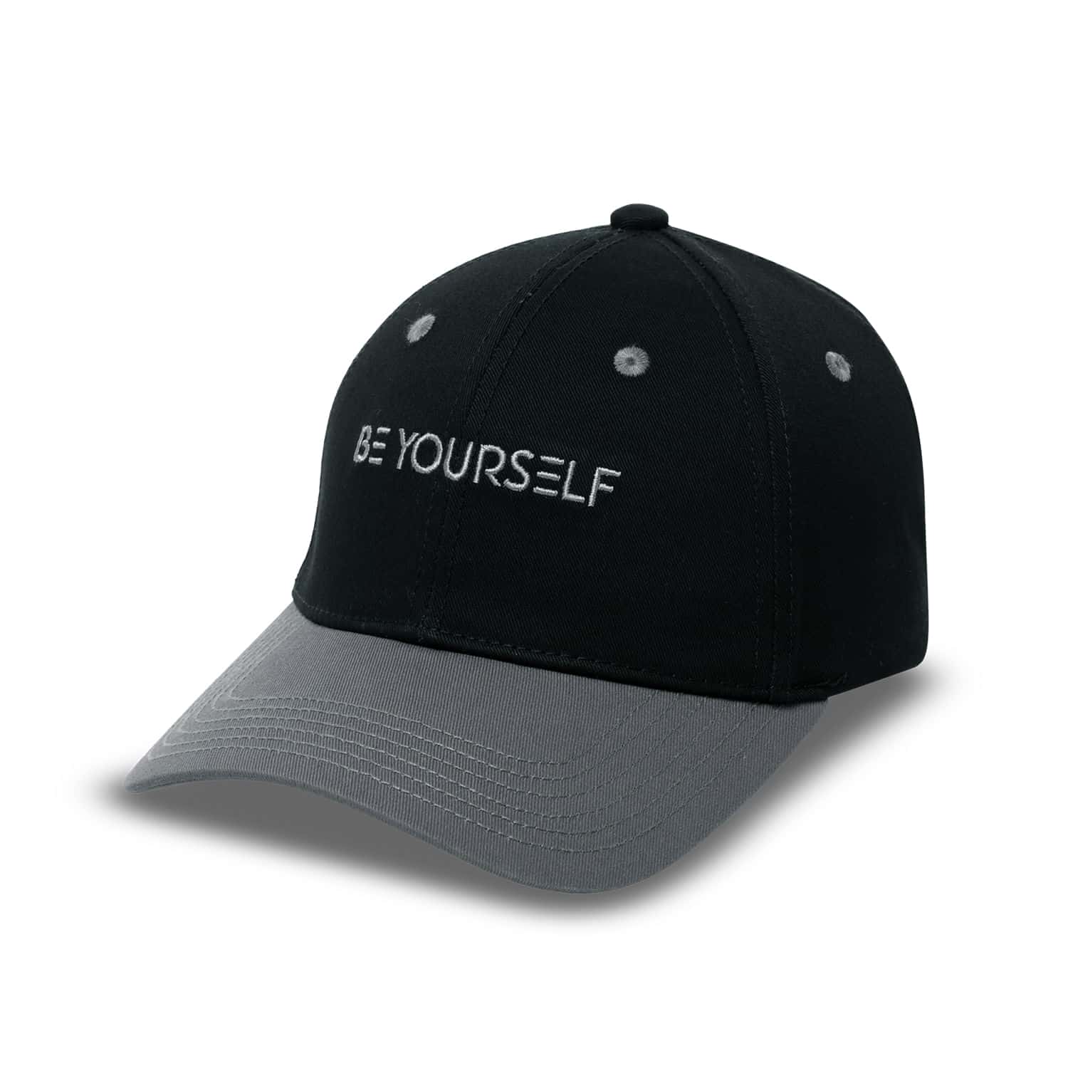 Gorra Beisbolera Pompe color Negra/Gris