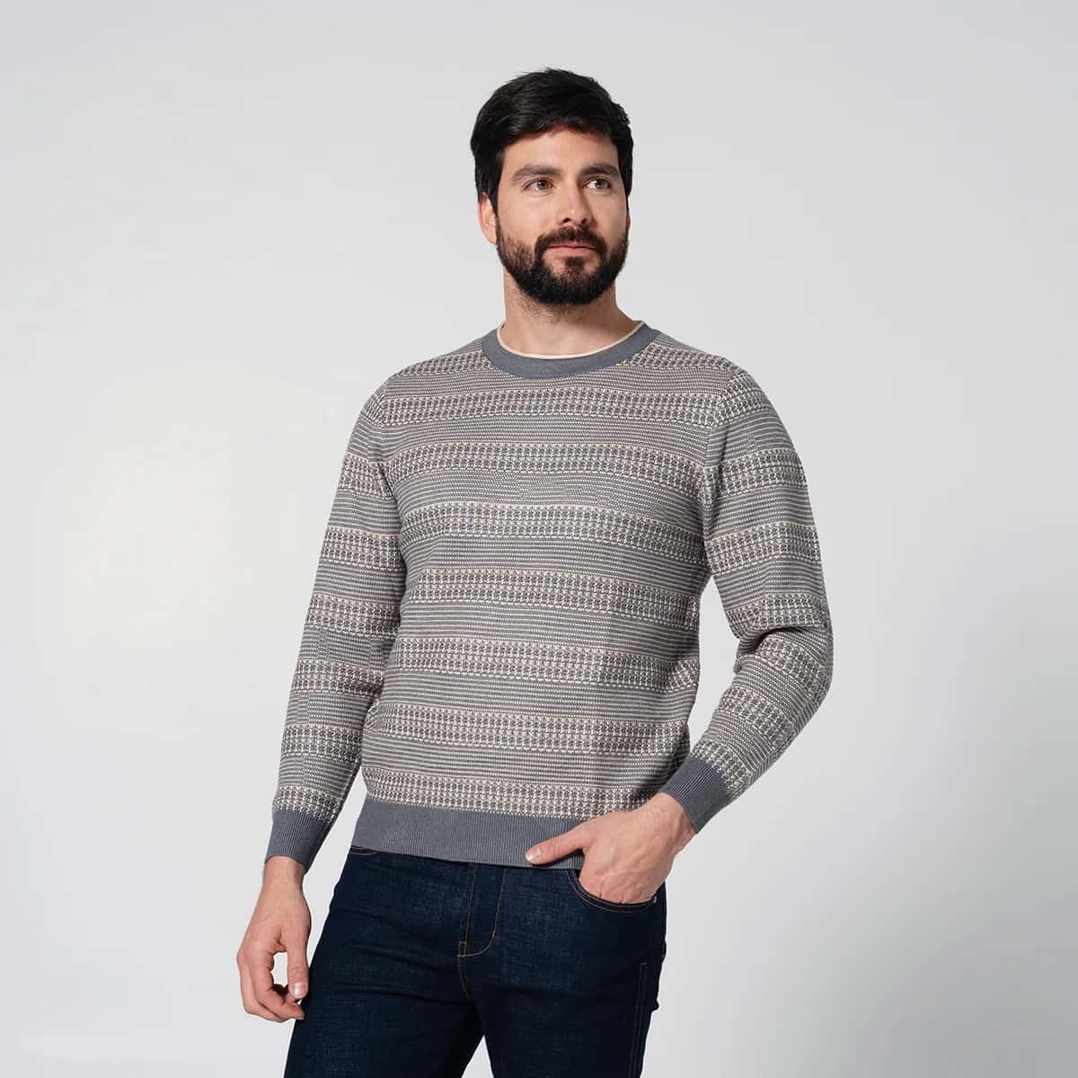 Buzo Tejido Cuello Redondo Spod