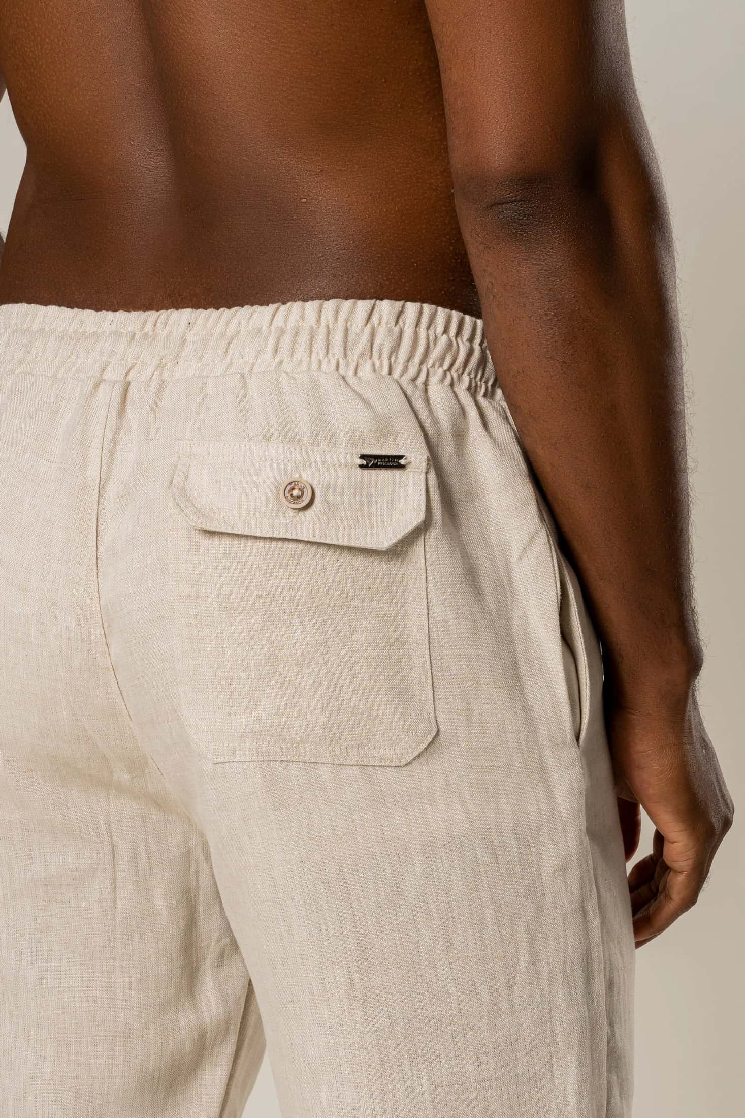 Pantalón Leisure 100% Lino - miniatura 3