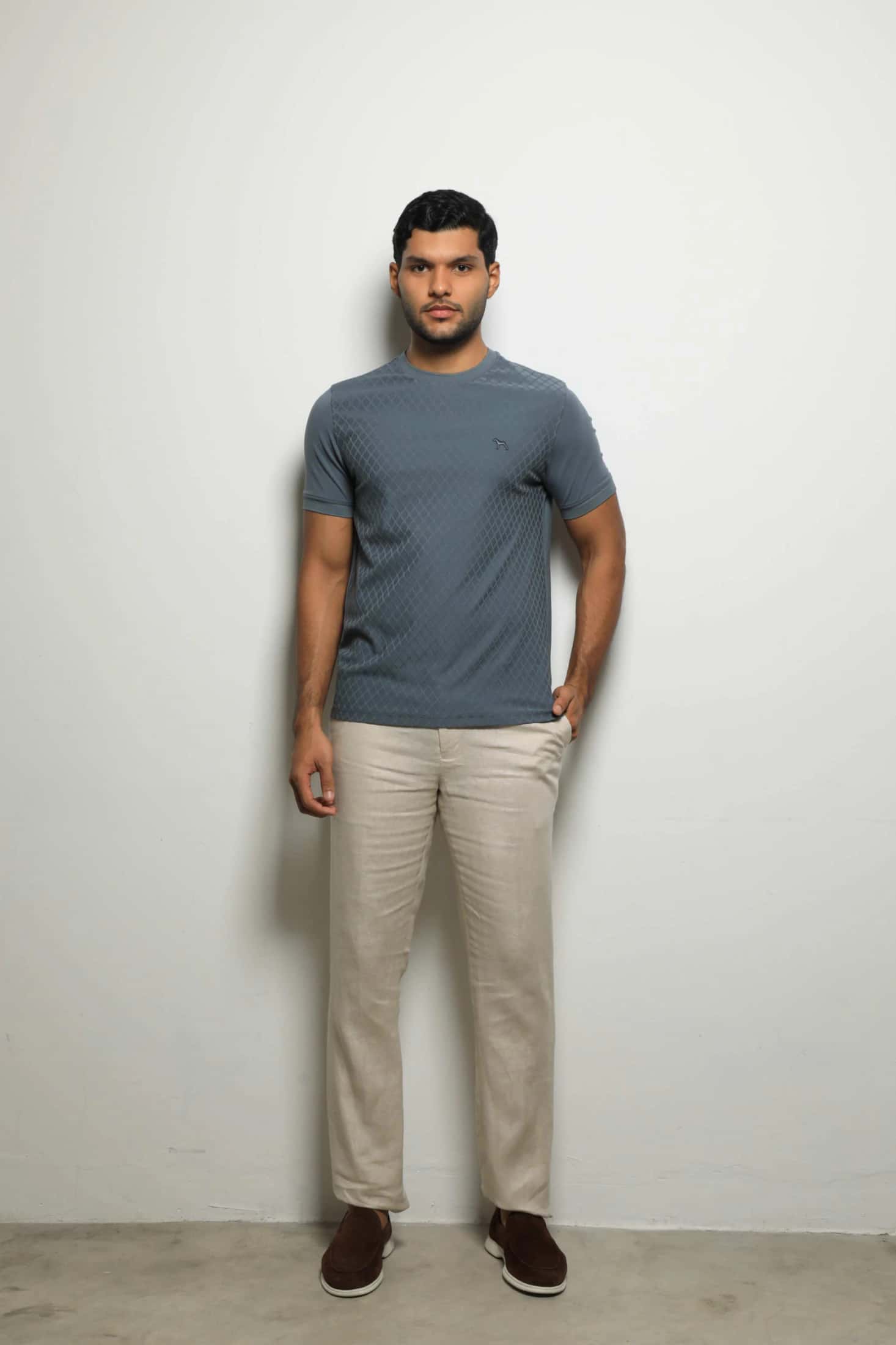 Camiseta Fashion Gris Oscuro