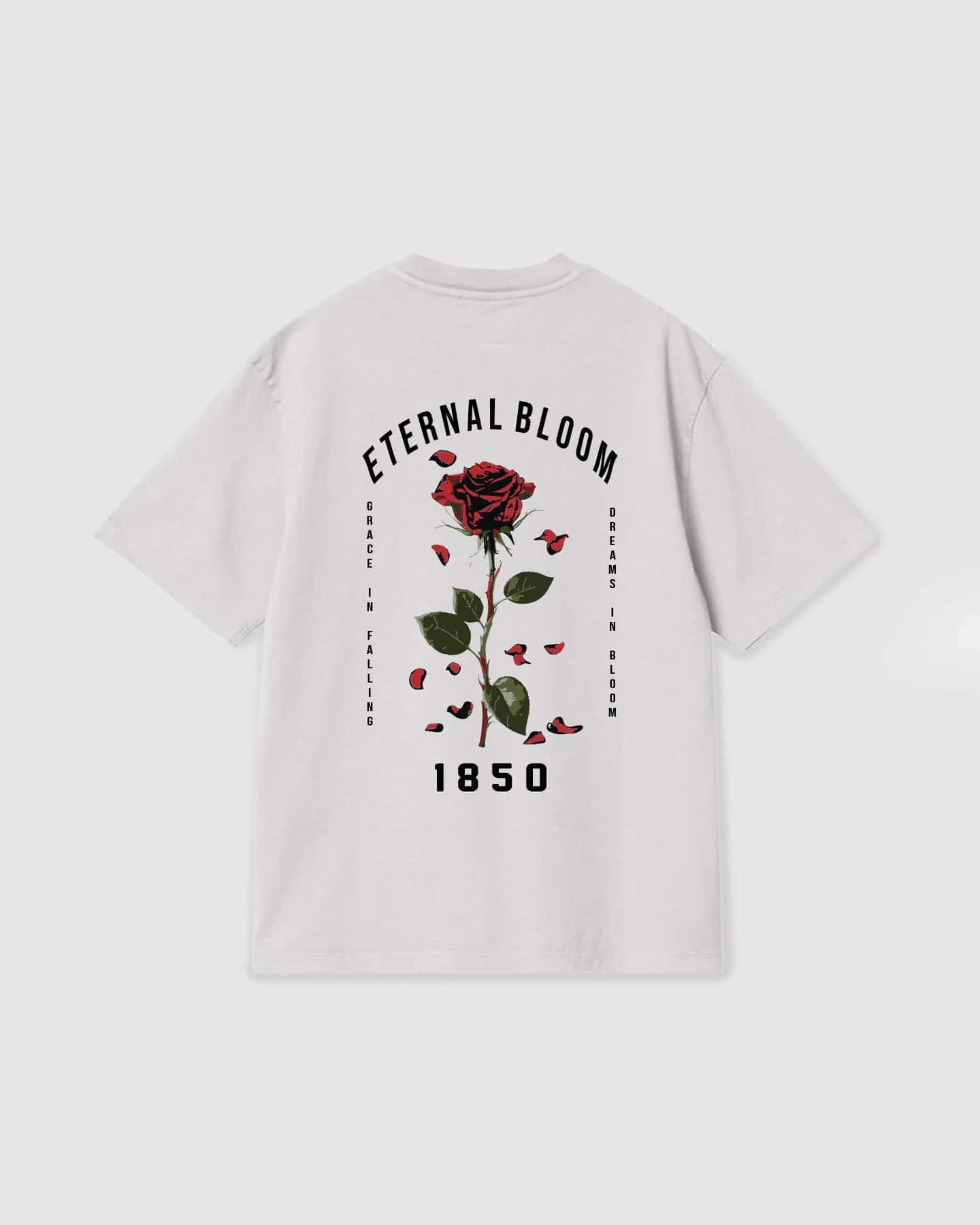 Oversized T Shirt Eternal Bloom White