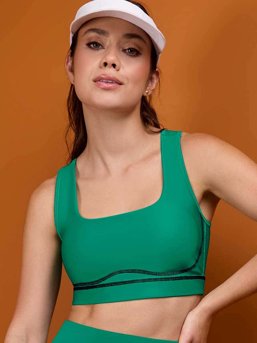 Top Deportivo Para Mujer Color Verde