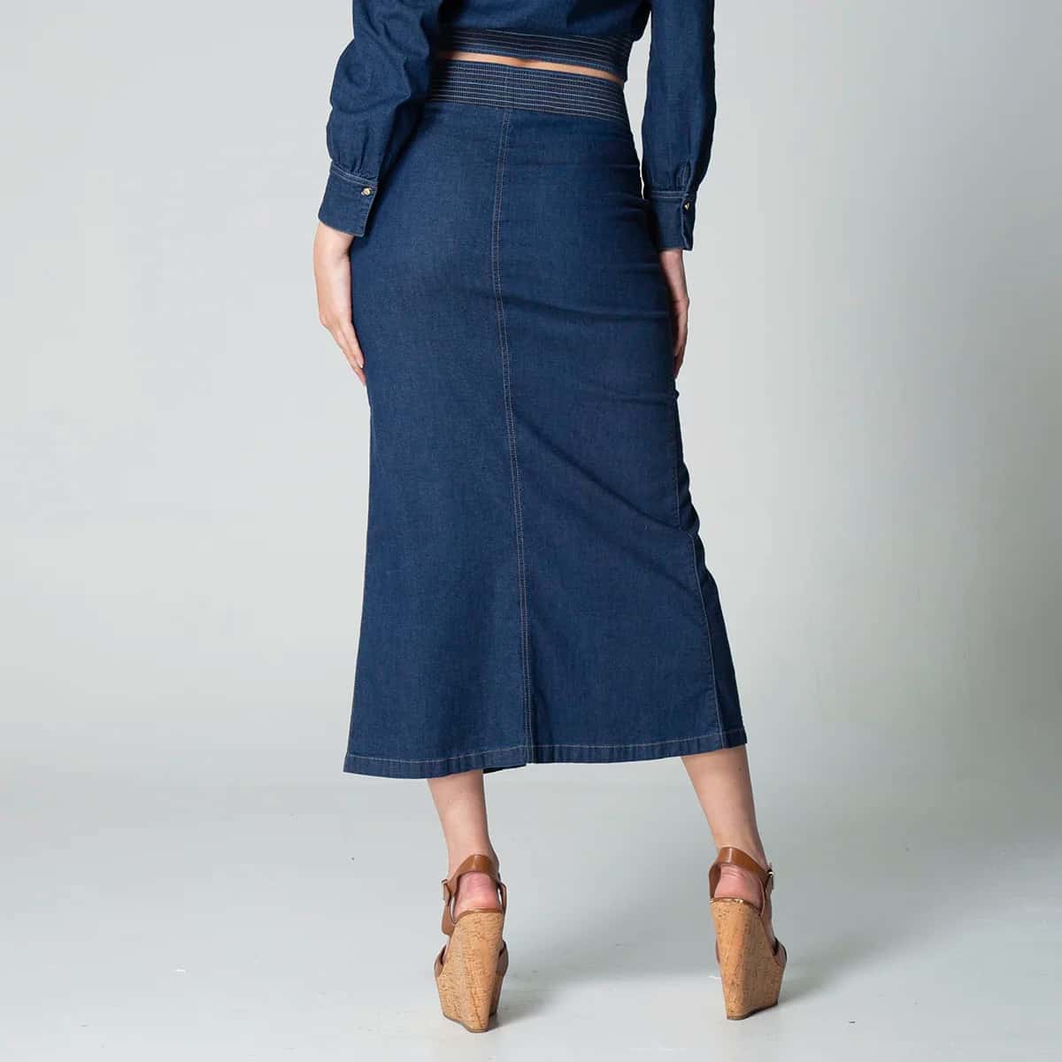 Falda Denim Slim Jari - miniatura 5