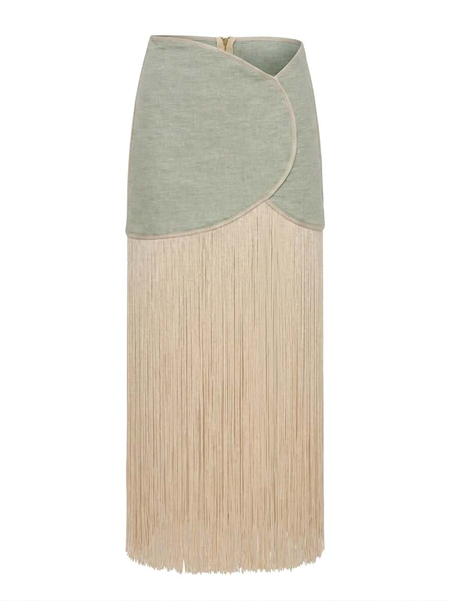 JOELLE SKIRT SEAFOAM GREEN