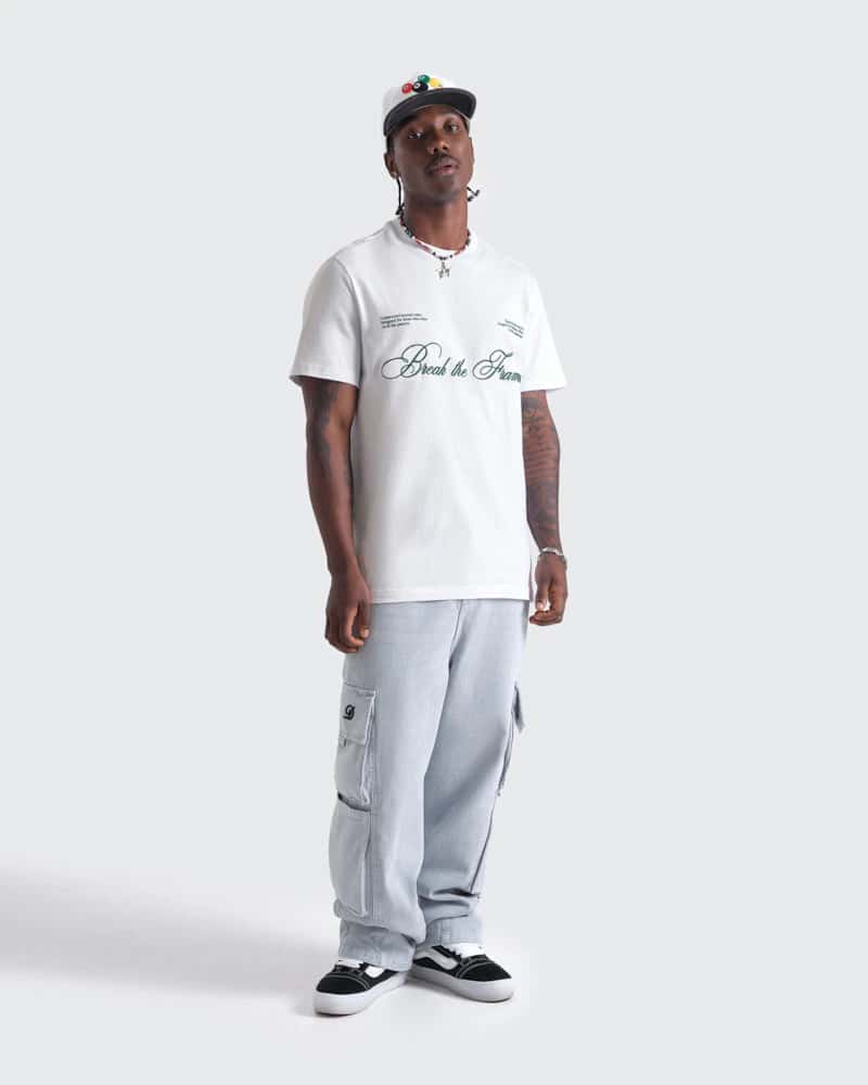 Camiseta Blanca Regular Break The Frame - miniatura 6