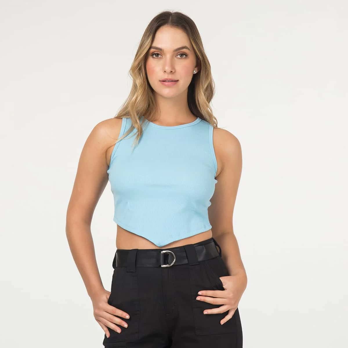 Blusa Crop Top Basica Melina